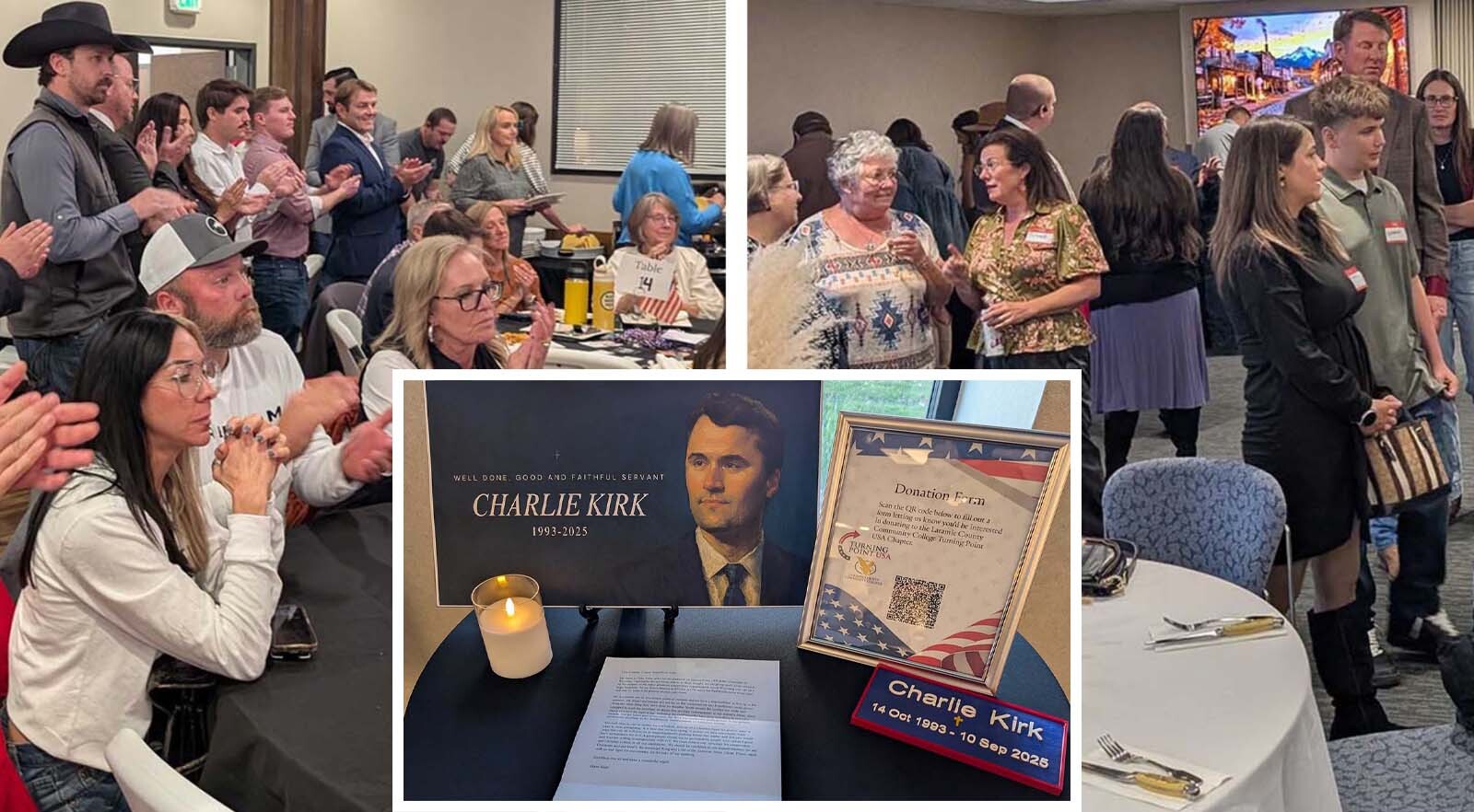 Wyoming’s Republicans were forced to choose Friday night between two conflicting fundraisers that have caused contention within the party for weeks. They had one thing in common, however: honoring the legacy of Charlie Kirk.