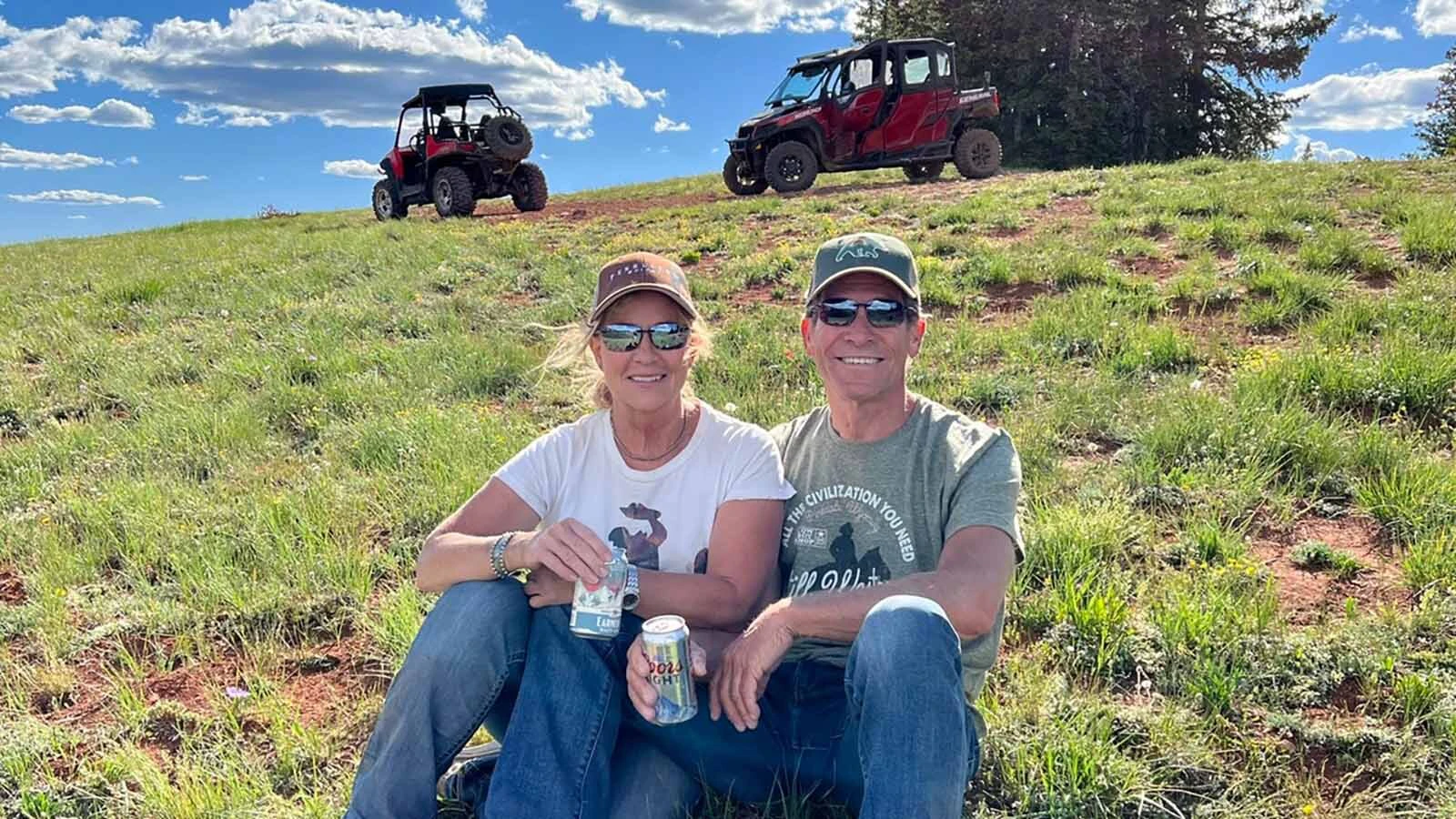 Gail Mahnke, left, relaxes during an off-road outing. Friends remember the retired Casper veterinarian as an enthusiastic traveler who was always ready for another adventure.