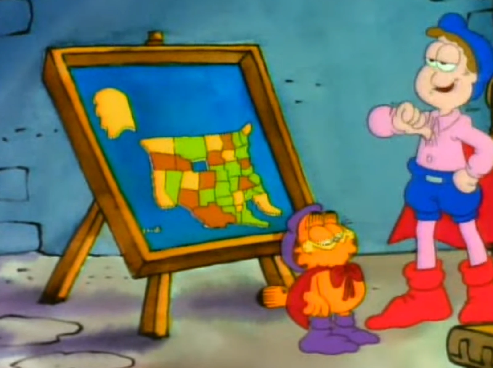 According to cartoon cat Garfield, Wyoming was made up to fill a hole on the U.S. map after all the other states had been spoken for.