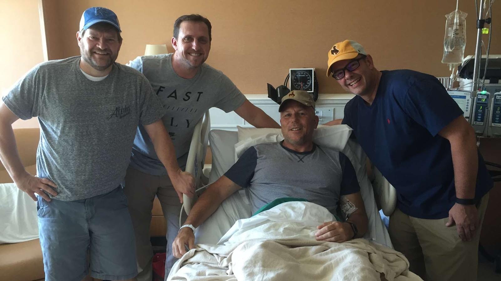 While Cheyenne police officer and Hall of Fame athlete Tom Garrison battles leukemia while undergoing chemotherapy, his partner Lori Millin has served as his caregiver and their faith and deep love have helped carry Garrison to remission.