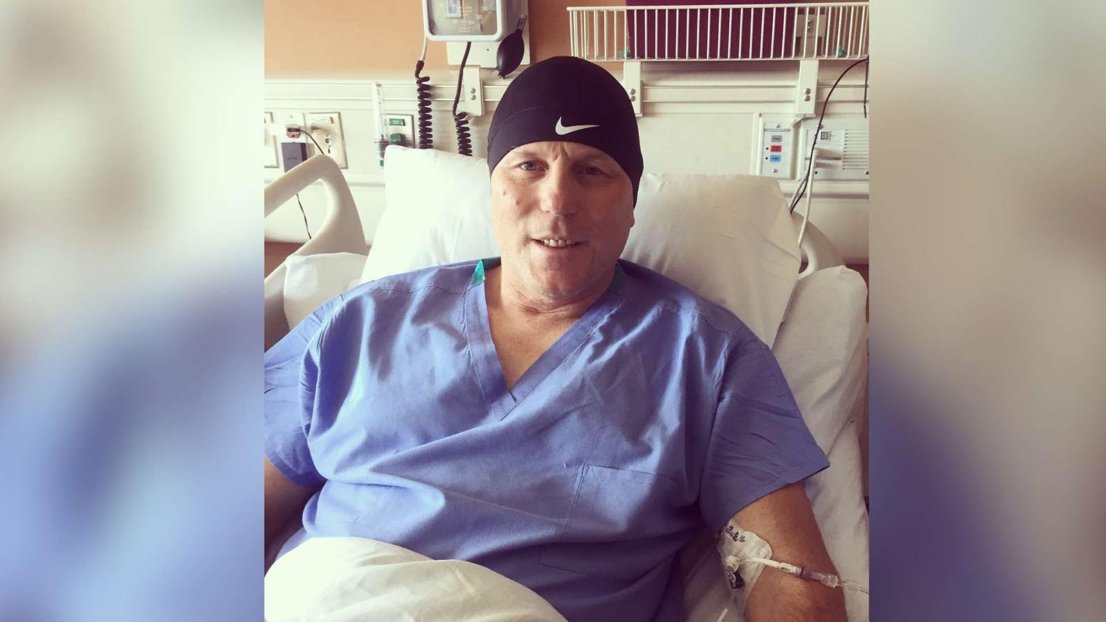 While Cheyenne police officer and Hall of Fame athlete Tom Garrison battles leukemia while undergoing chemotherapy, his partner Lori Millin has served as his caregiver and their faith and deep love have helped carry Garrison to remission.