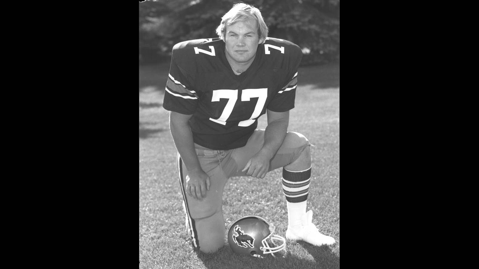 The Crums are the only three-generation football letter family in University of Wyoming history. Gary Crum, above, played from 1979-1981 and is now a state legislator.