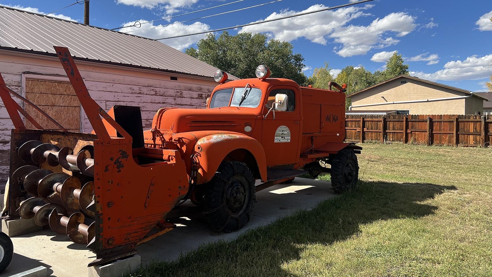 If anybody in Wyoming need to move a whole lot of snow, they might want to check out this 1947 all-wheel-drive snow-thrower truck Gary McKim has for sale in West Laramie.