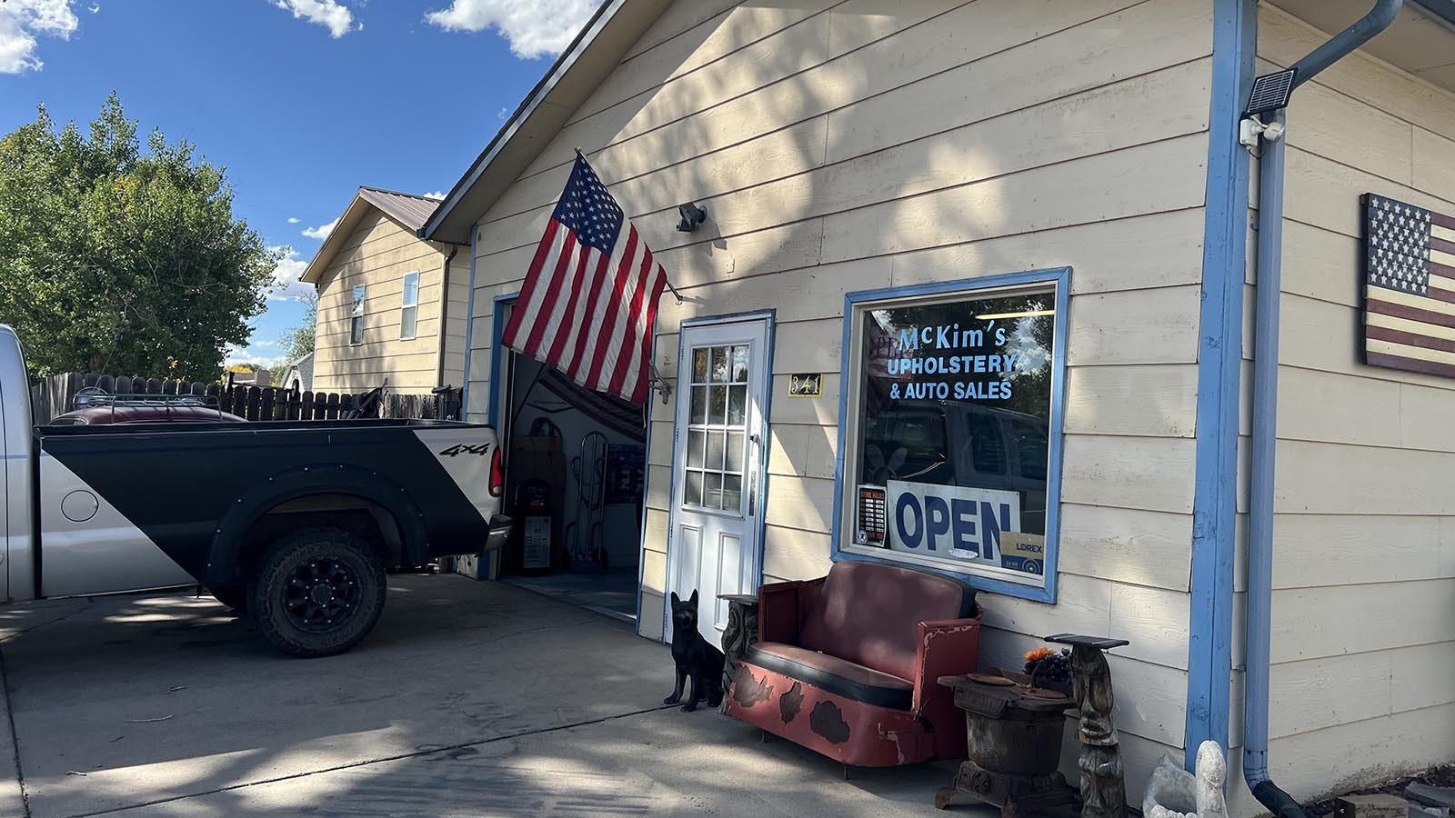 McKim's Upholstery and Auto Sales in West Laramie.