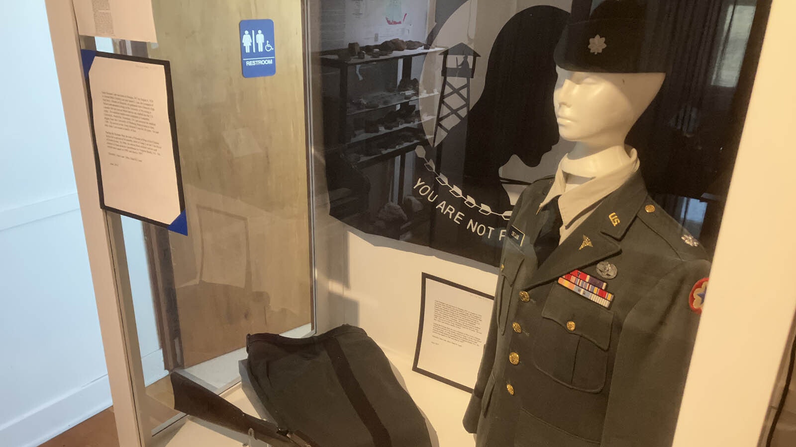 Glenrock’s Deer Creek Museum offers a small display on the Dr. Gene Lam who was a Glenrock native and POW during the Korean War.