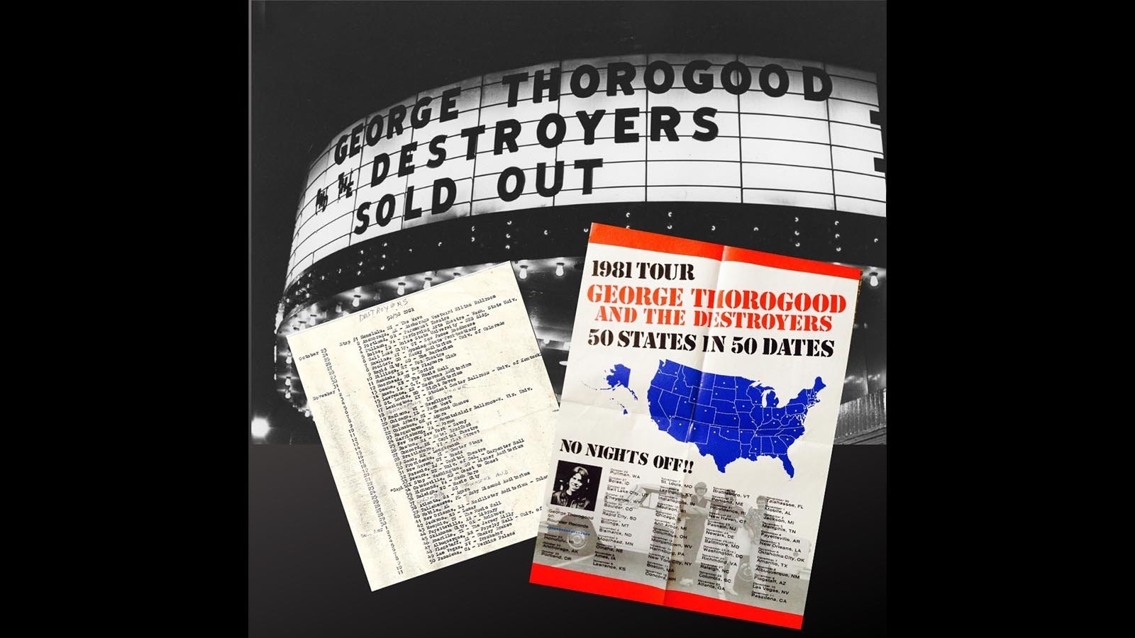 George Thorogood and The Destroyers started their epic and legendary 50 states in 50 days tour on Oct. 23, 1981.