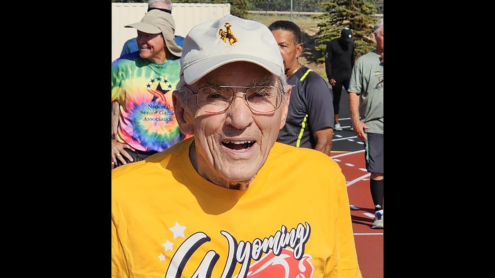 Laramie resident E. Gerald "Gerry" Meyer loves competing in the Wyoming Senior Olympics. This year, he ran the 50 meters at age 105.