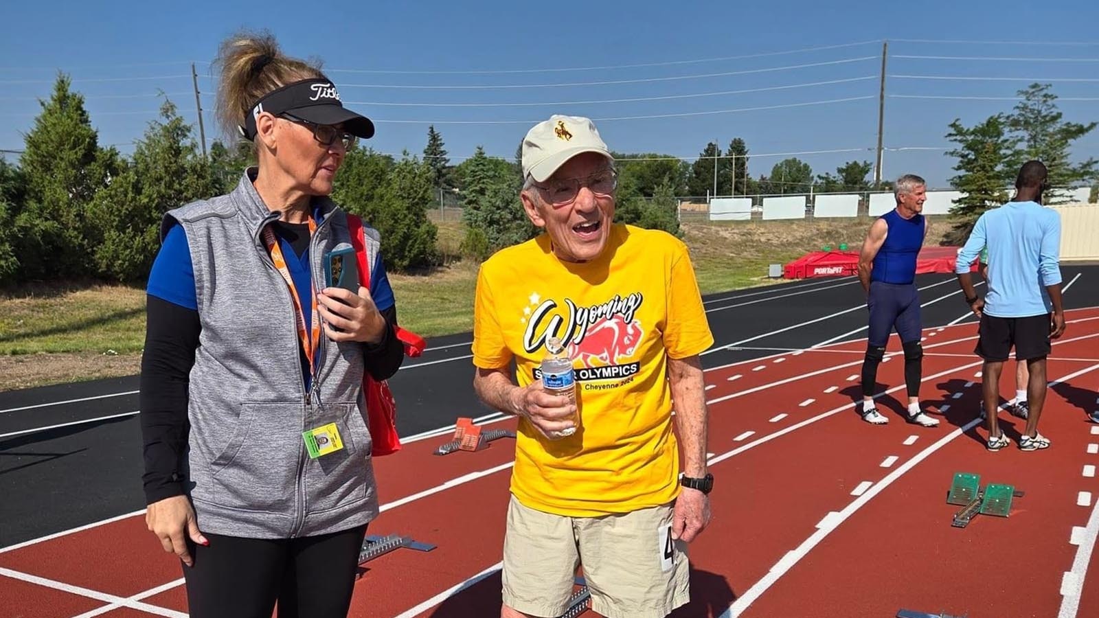 Laramie resident E. Gerald "Gerry" Meyer loves competing in the Wyoming Senior Olympics. This year, he ran the 50 meters at age 105.