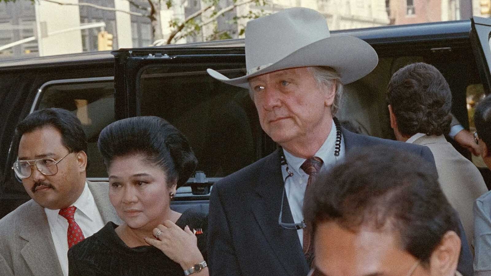Attorney Gerry Spence represented former Philippine first lady Imelda Marcos in her racketeer and fraud trial in New York City in 1990.