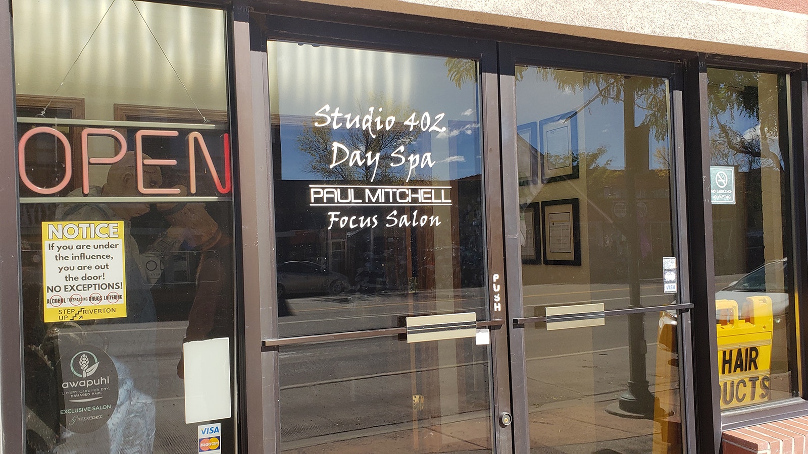 The Day Spa in Riverton is haunted, according to the owner.