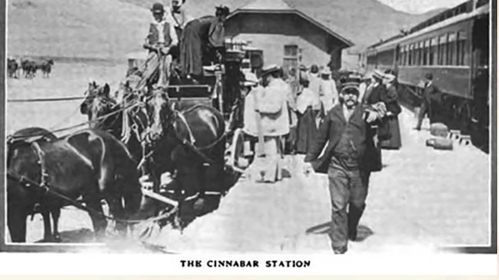 For 20 years, from 1883 to 1903, trains would bring tourists to Cinnabar,Montana on their way to the North Entrance of the Yellowstone National Park. According to author Shellie Larios of “Yellowstone Ghost Stories,” a ghost train still appears at a depot that is no longer there and on train tracks that were pulled up a century ago.