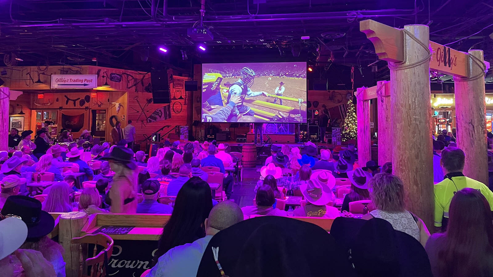 If you can't be at the National Finals Rodeo in person, the next best place is the NFR watch party at Gilley's saloon on the Las Vegas strip.