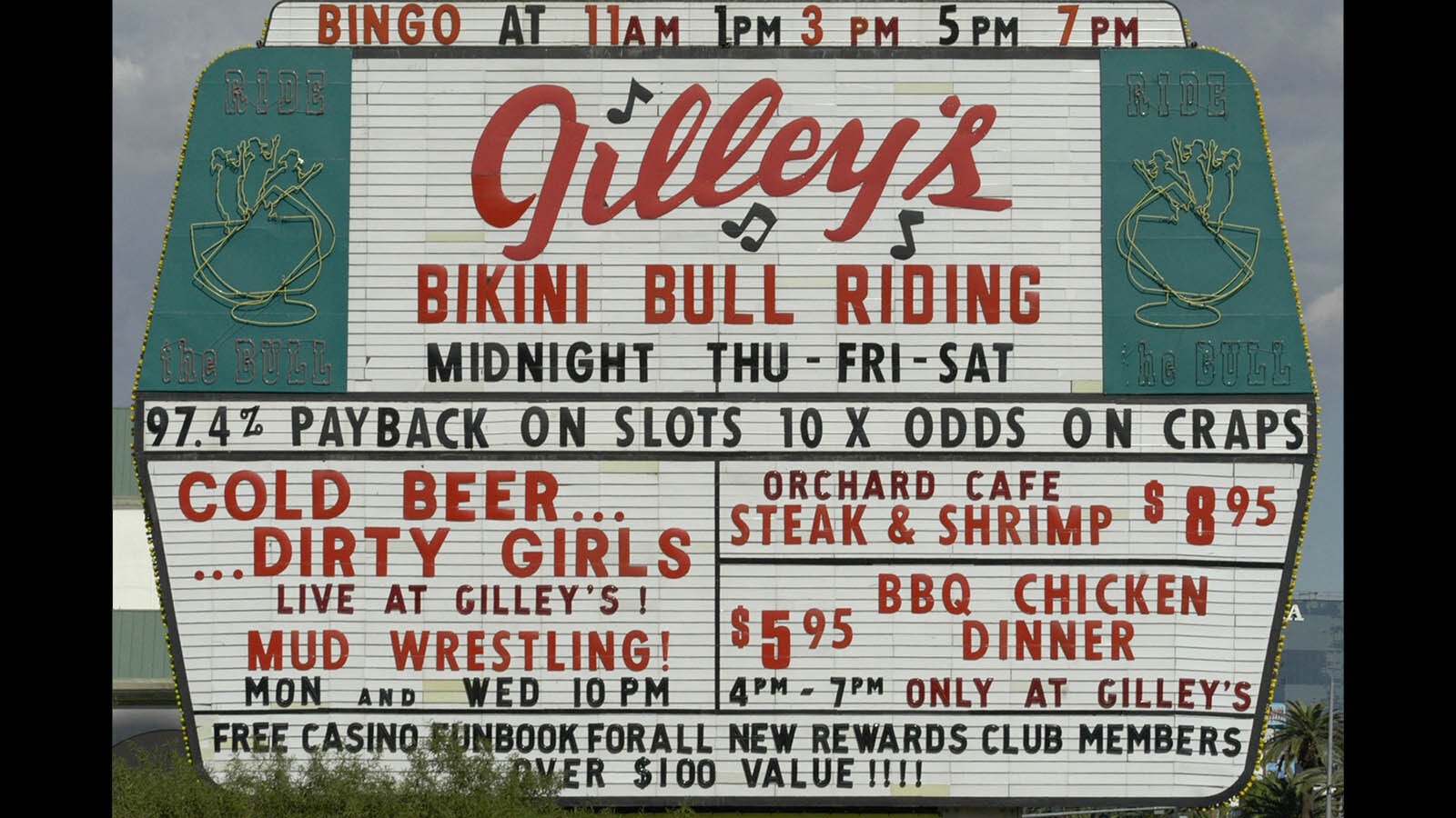 Gilley's saloon is famous for being the setting for "Urban Cowboy" and its Sunday night bikini bull riding.