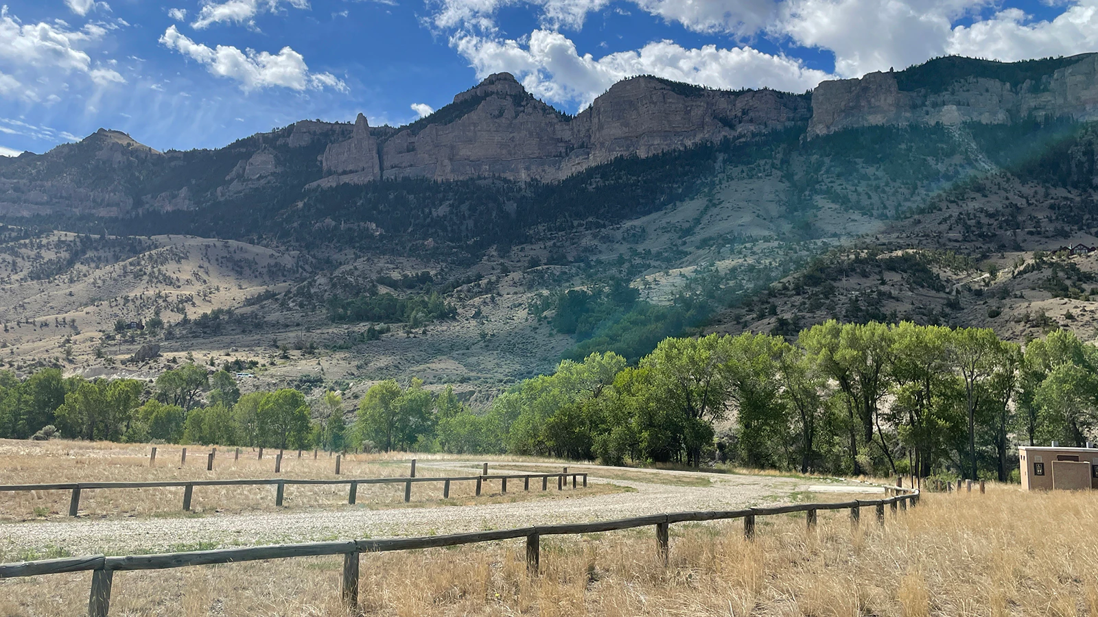 A view from the North Fork Campground in Buffalo Bill State Park today.
