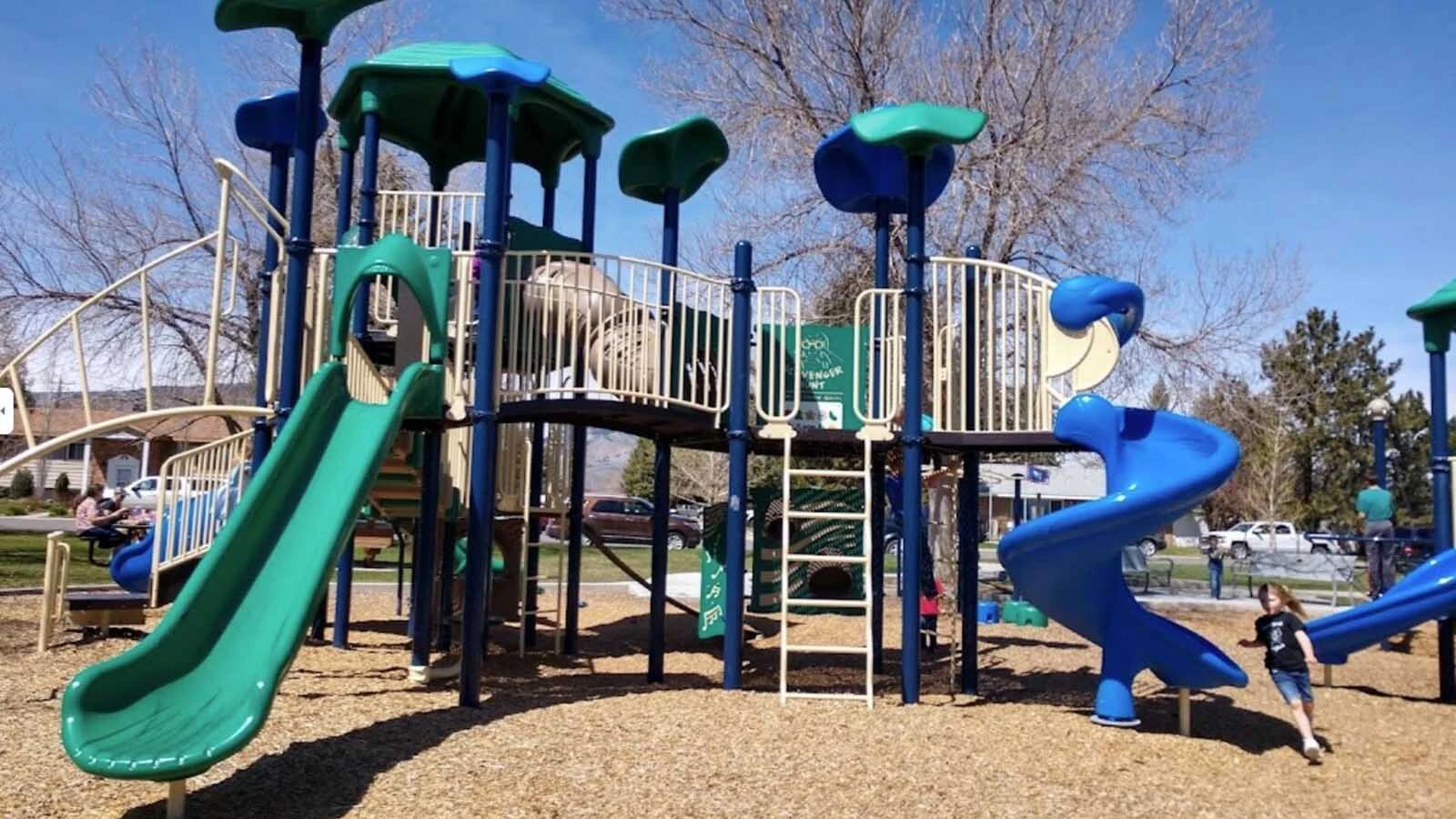 Special education students at Cody Middle School turned a school project into a kid-based guide to every playground in the city. “I met up with my friends and their kids at a playground one day, and realized there were no swings,” said their teacher. Above is the playground at Glendale Park in Cody.