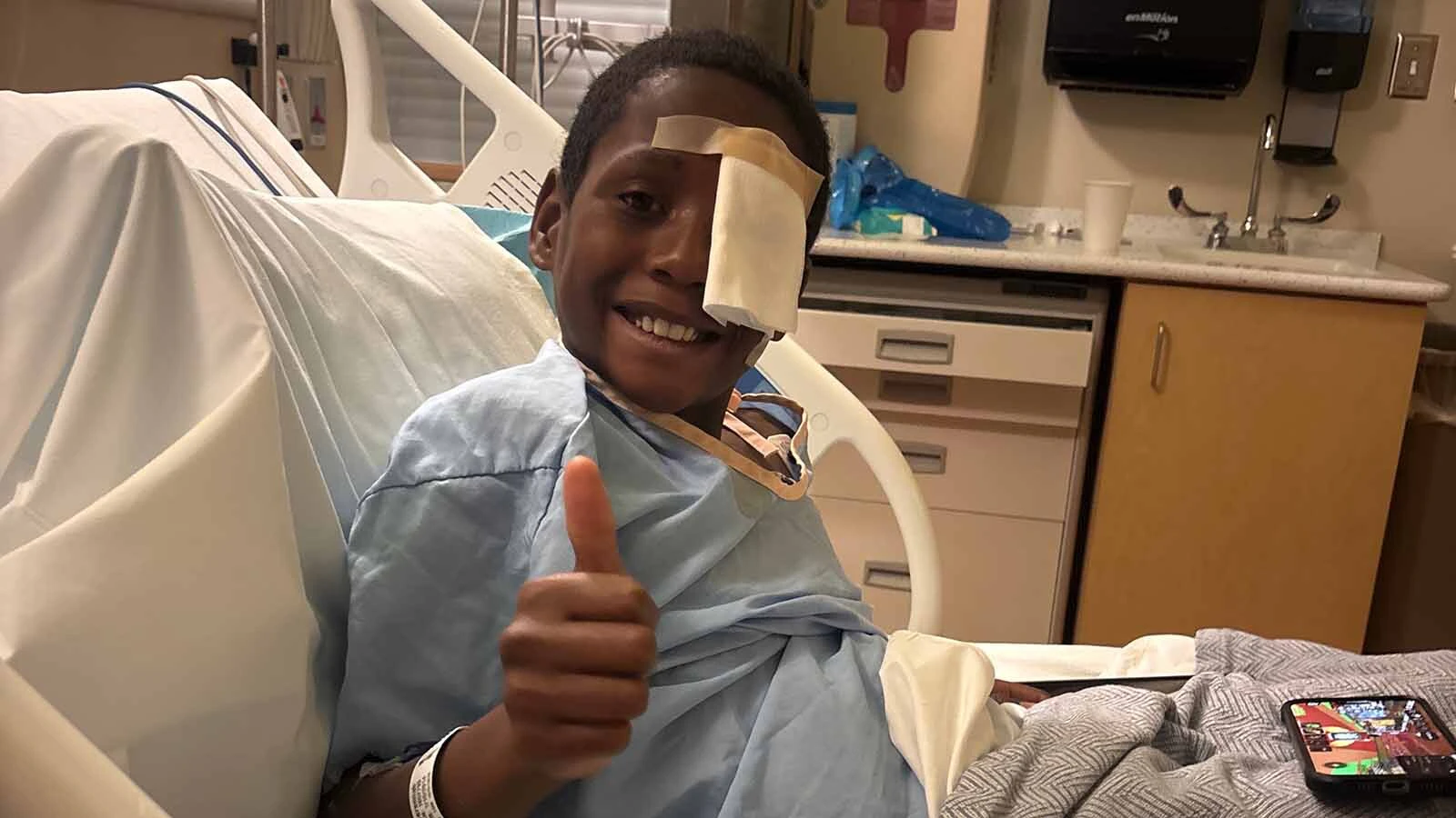 A Glenrock boy was airlifted to a Denver hospital on the Fourth of July after getting hit in the eye with an errant firework when it exploded in a crowd at a local park. A witness said he watched it "explode in the middle of the crowd of people.”