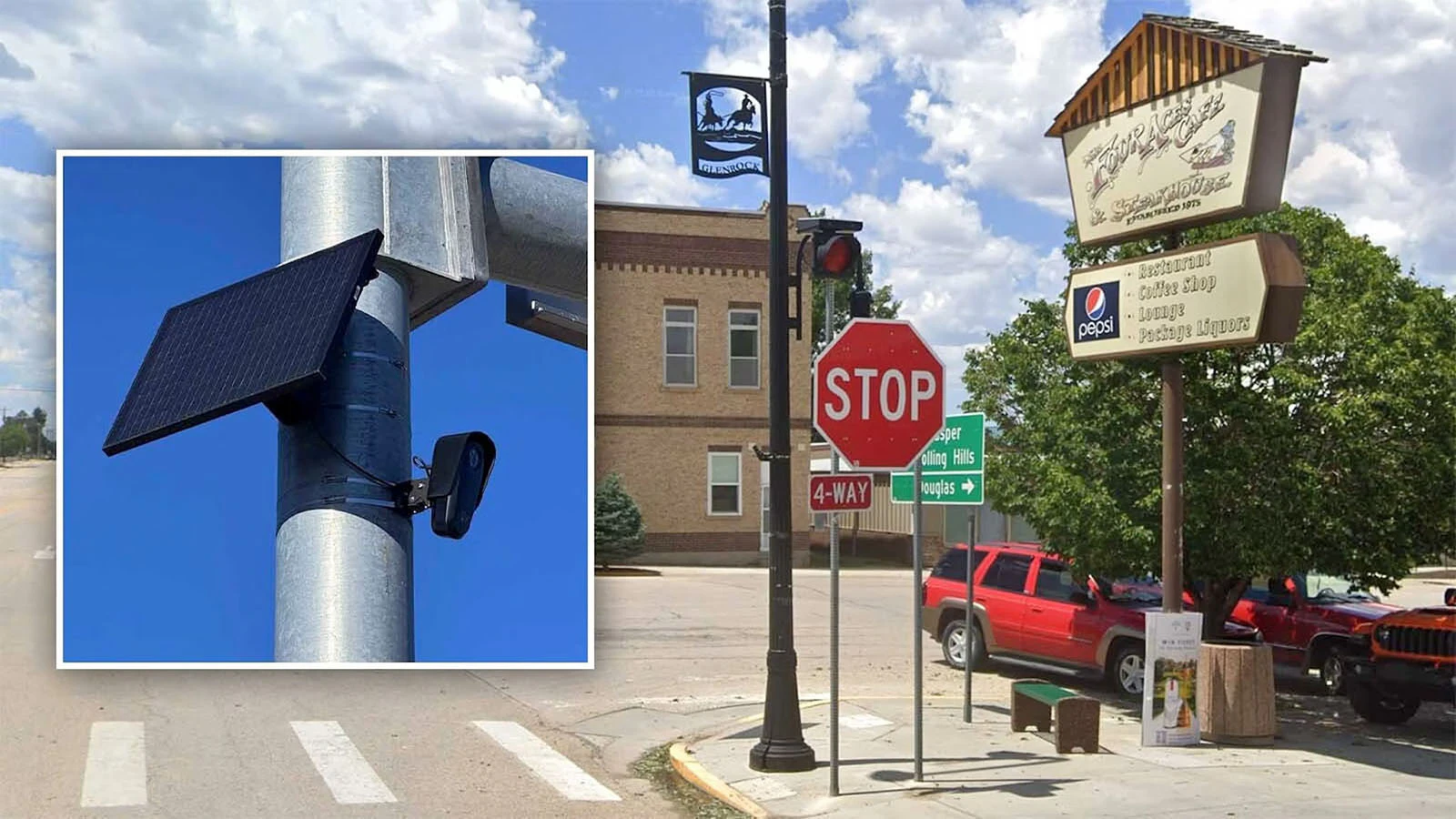 Glenrock has had four Flock cameras positioned around town for roughly two years.
