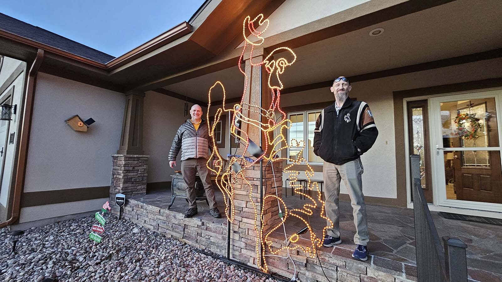 Vince and Warren Meyer are making sure the Santa Go Pokes legend lives on for Christmas.