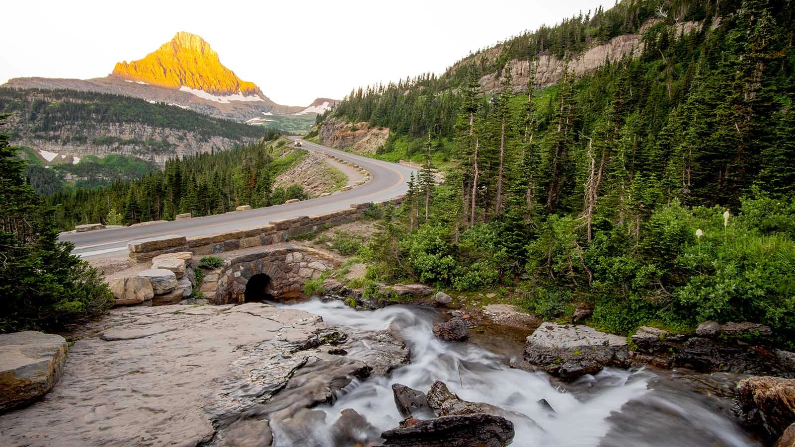 The Going-to-the-Sun Road in Montana’s Glacier National Park, which opened for the summer Monday, is considered by many to be the most beautiful road in America. So be prepared to have plenty of company, human and otherwise, on the way to Logan Pass.
