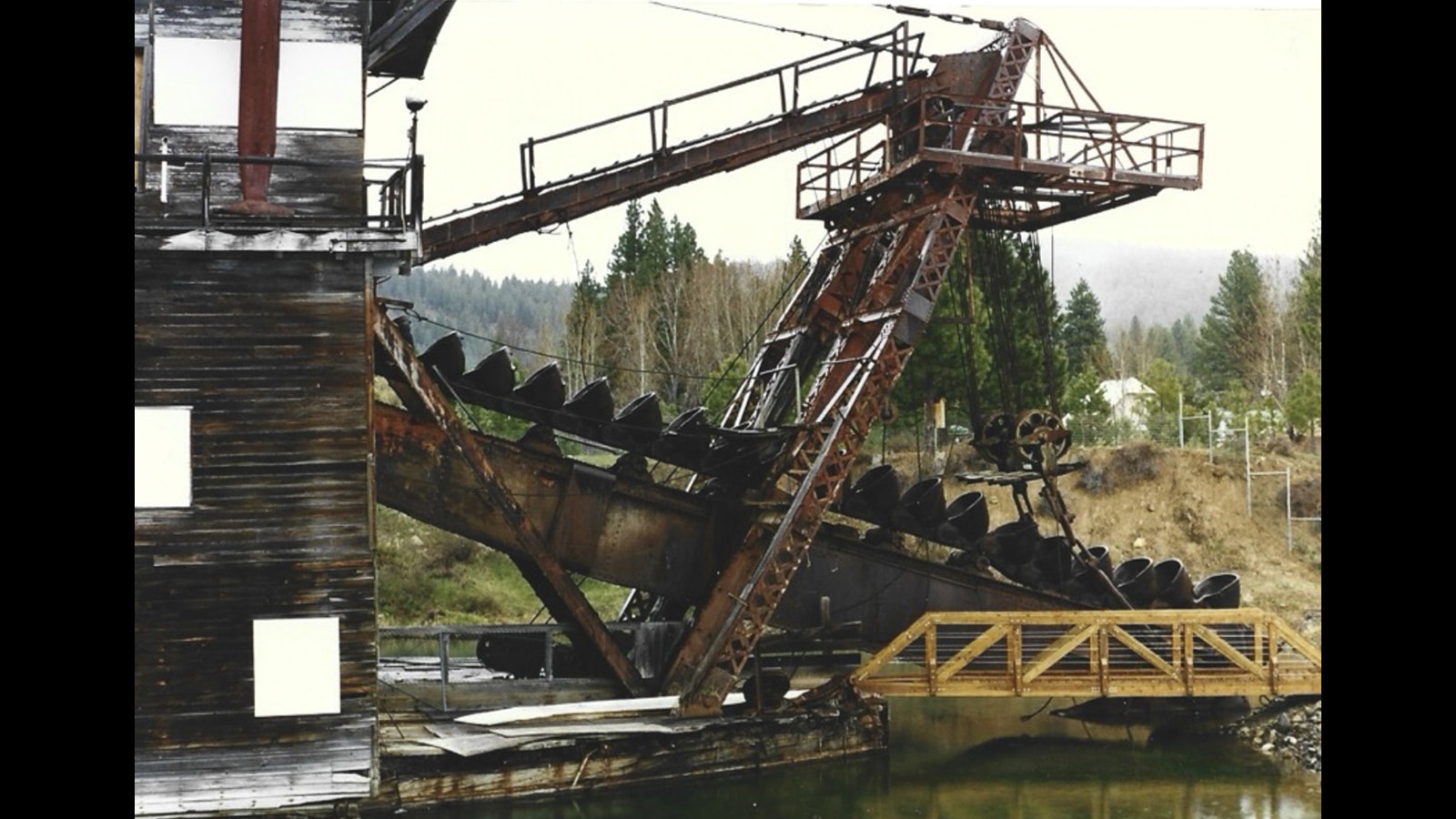 The Sumpter Valley Gold Dredge is a historic gold dredge located in Sumpter, Oregon. Gold was discovered in Sumpter in 1862. Steve Brazelton visited the site while on an excursion with the Gold Prospectors Association of America.