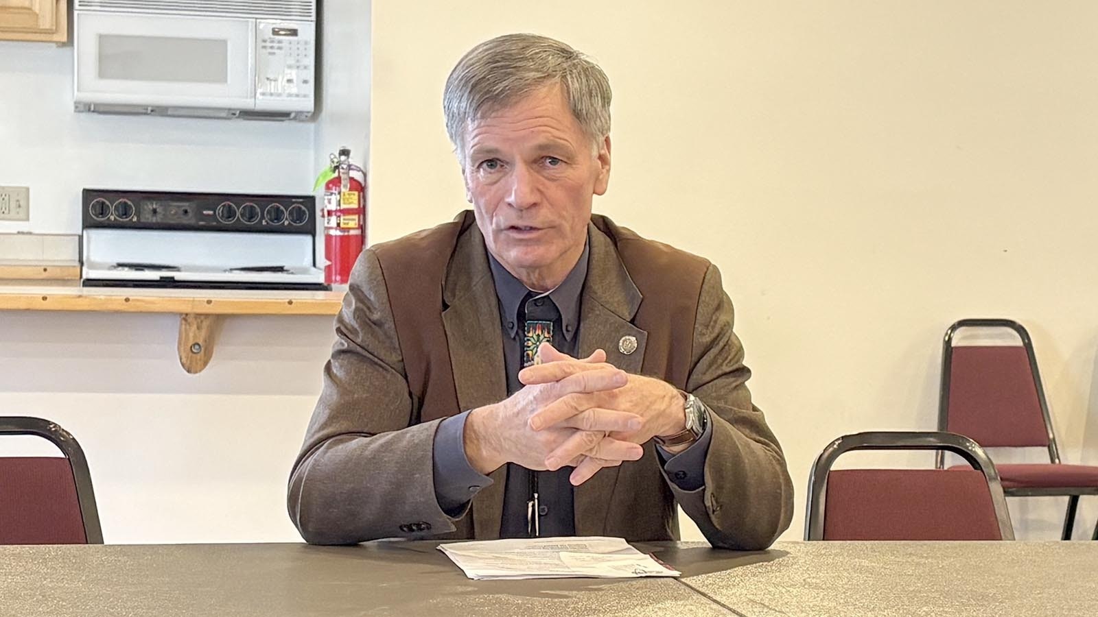 Gov. Gordon said that as the University of Wyoming faces a proposed $40 million cut, it should “listen to the people of Wyoming.” He also fielded questions about K-12 funding and dismantling the Wyoming Business Council during a Tuesday forum in Lander.