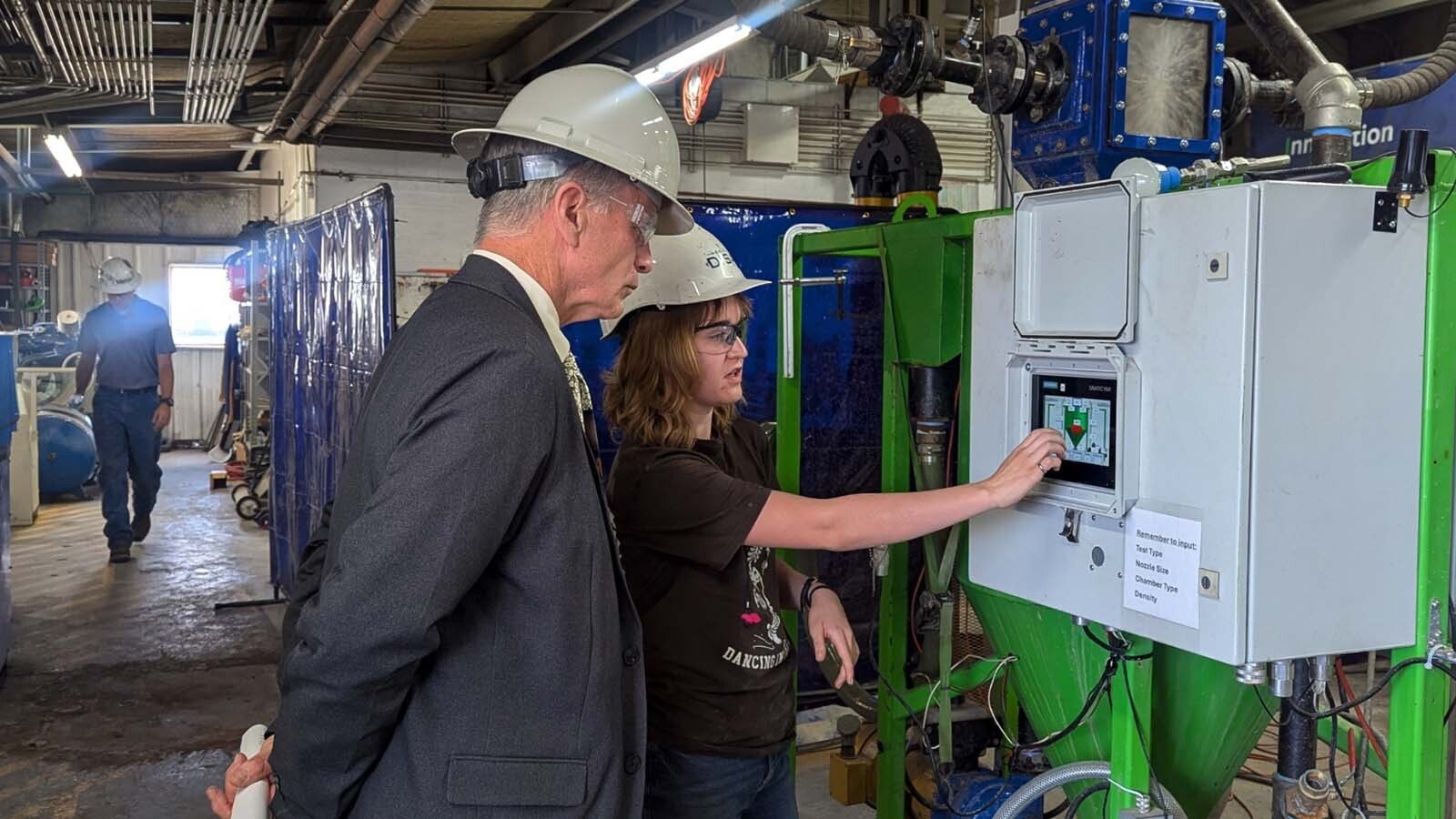 Gov. Mark Gordon tours Disa Technologies in Mills, Wyoming.