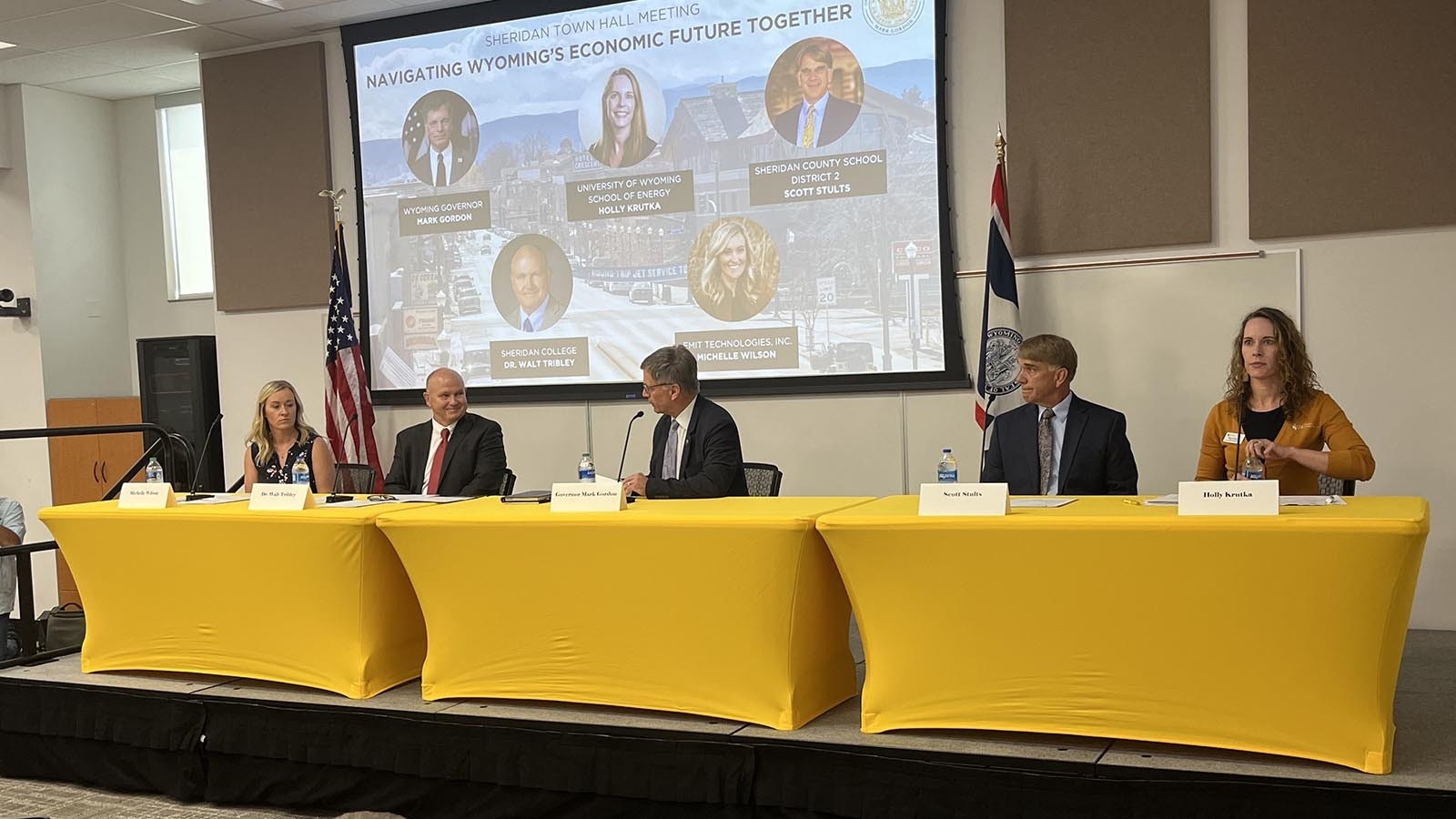 Members of the panel painted a rosy picture about Wyoming’s economic future and the efforts underway to diversify Wyoming's energy industry.