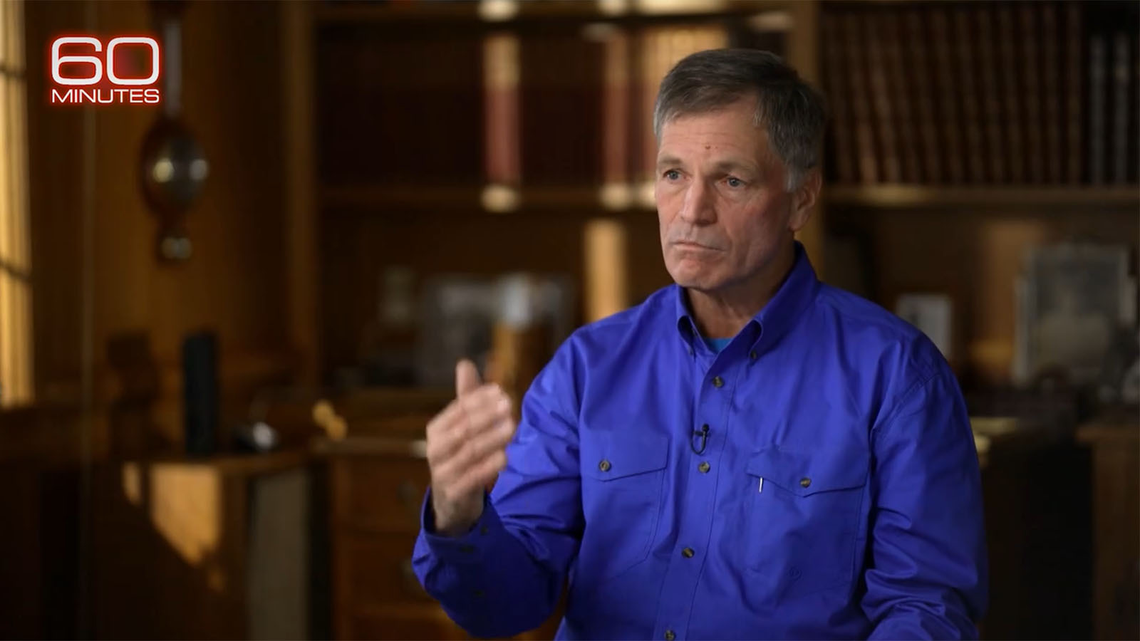 Gov. Mark Gordon on "60 Minutes" on Dec. 10, 2023.