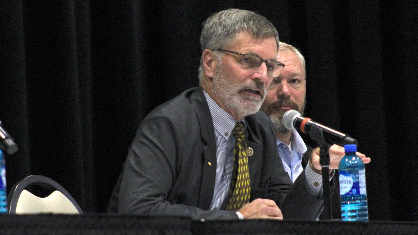 Gov. Mark Gordon said he's "sick and tired" of getting criticism for comments he made at Harvard University last year saying Wyoming should go carbon negative.