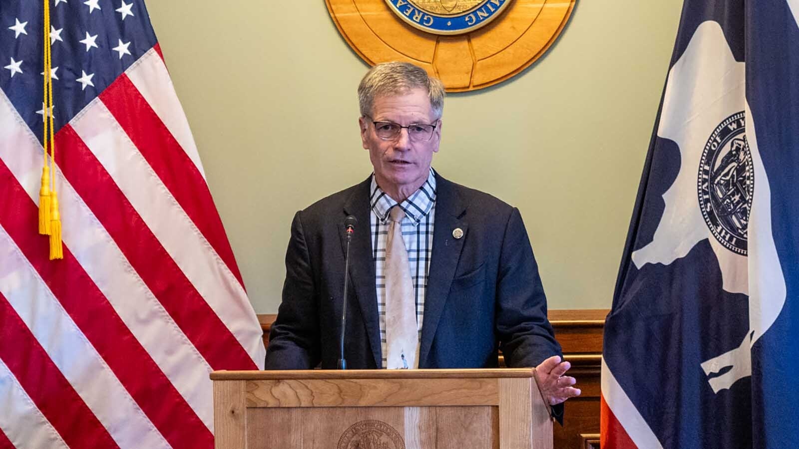 Gov. Mark Gordon declared a Wyoming welfare emergency Friday, ordering up to $10 million in state money for emergency food assistance if federal SNAP benefits run out “due to the Schumer shutdown.”