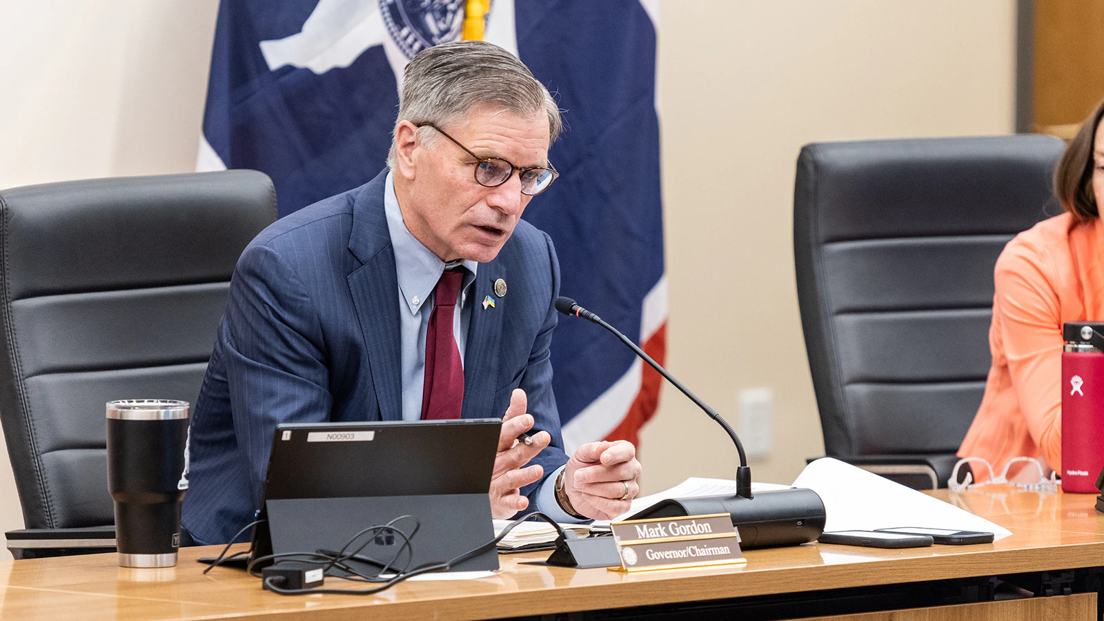 Gov. Mark Gordon was blunt when saying what he things about "woke" investing — "it sucks."