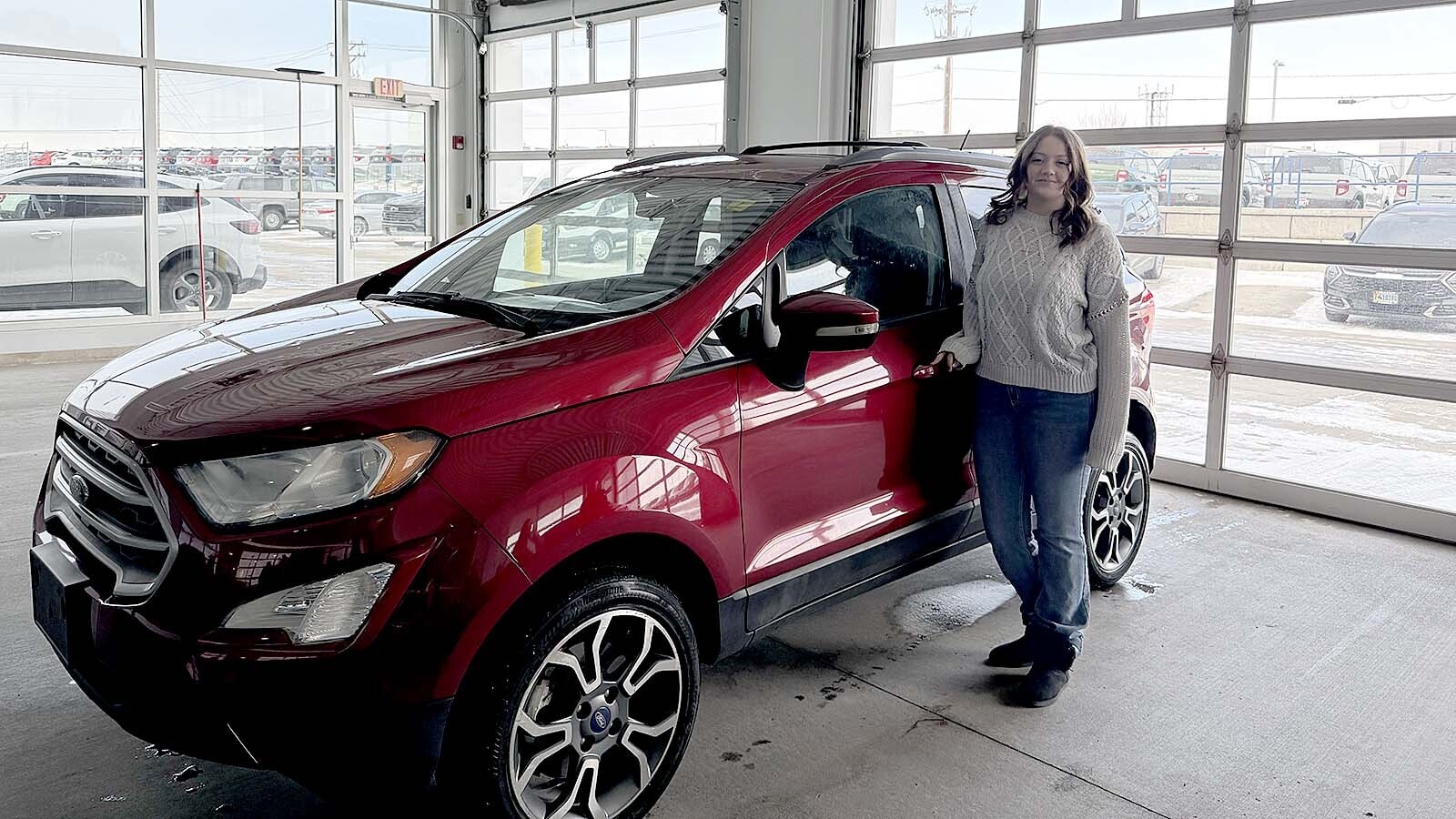 Bryan Pedersen raised nearly $15,000 to buy Gracie  a new car. The Cheyenne high school student's car was totaled when she slid through an intersection on ice and crashed into Pedersen's Escalade.