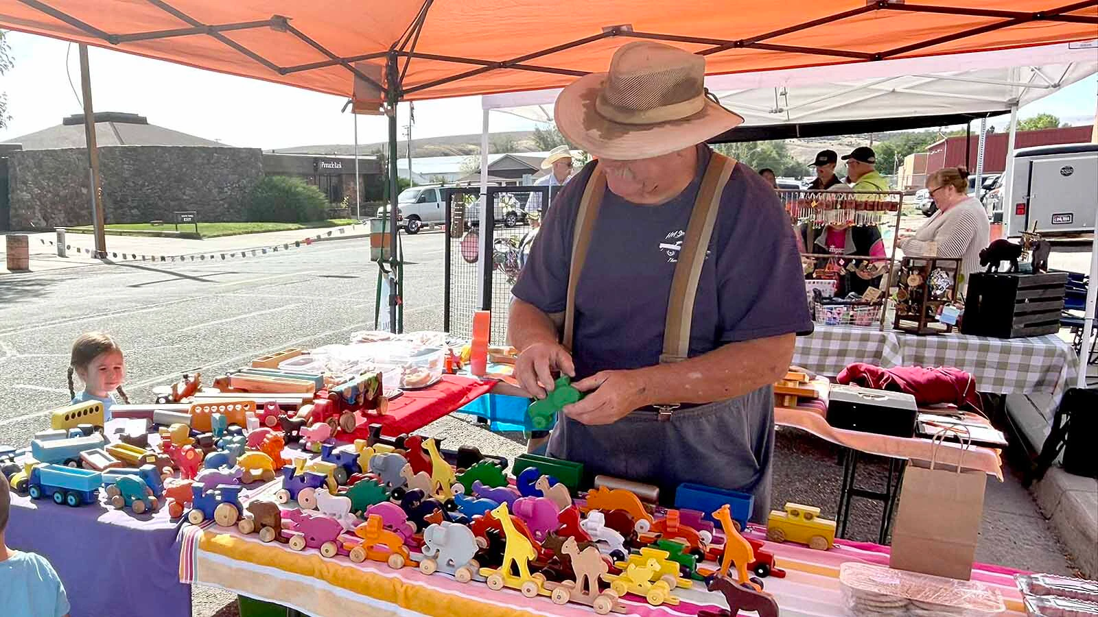What started as Ben Arthur of Kirby making toys for his grandkids has since grown into a business he has run for the last 20 years. He wanted his grandkids to have something they could be rough with after seeing the flimsy toys they were getting from the big box stores.
