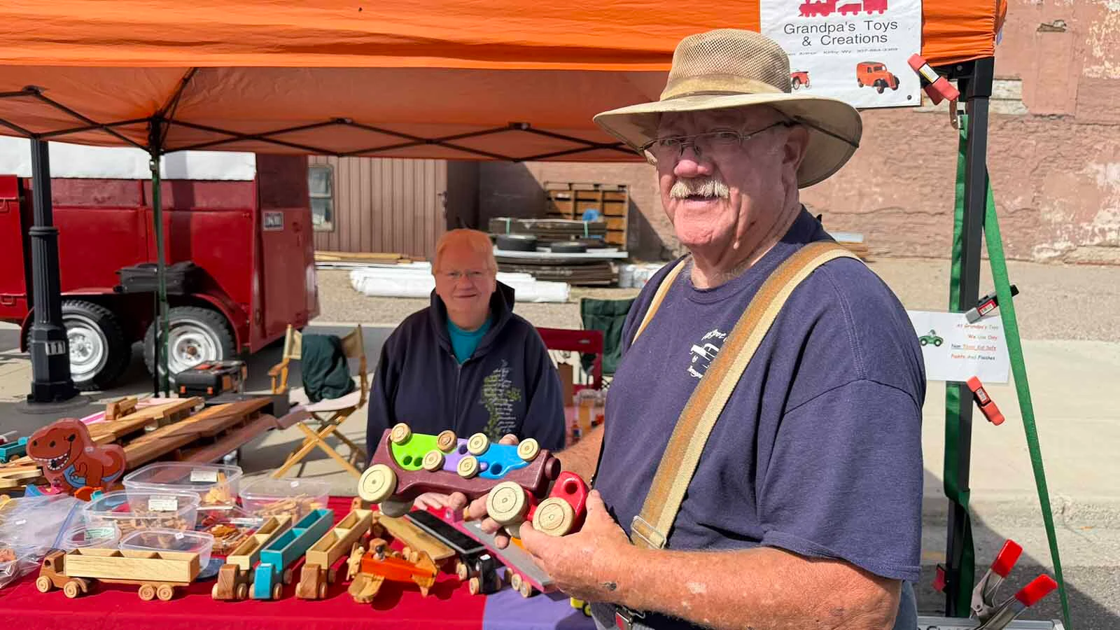 What started as Ben Arthur of Kirby making toys for his grandkids has since grown into a business he has run for the last 20 years. He wanted his grandkids to have something they could be rough with after seeing the flimsy toys they were getting from the big box stores.