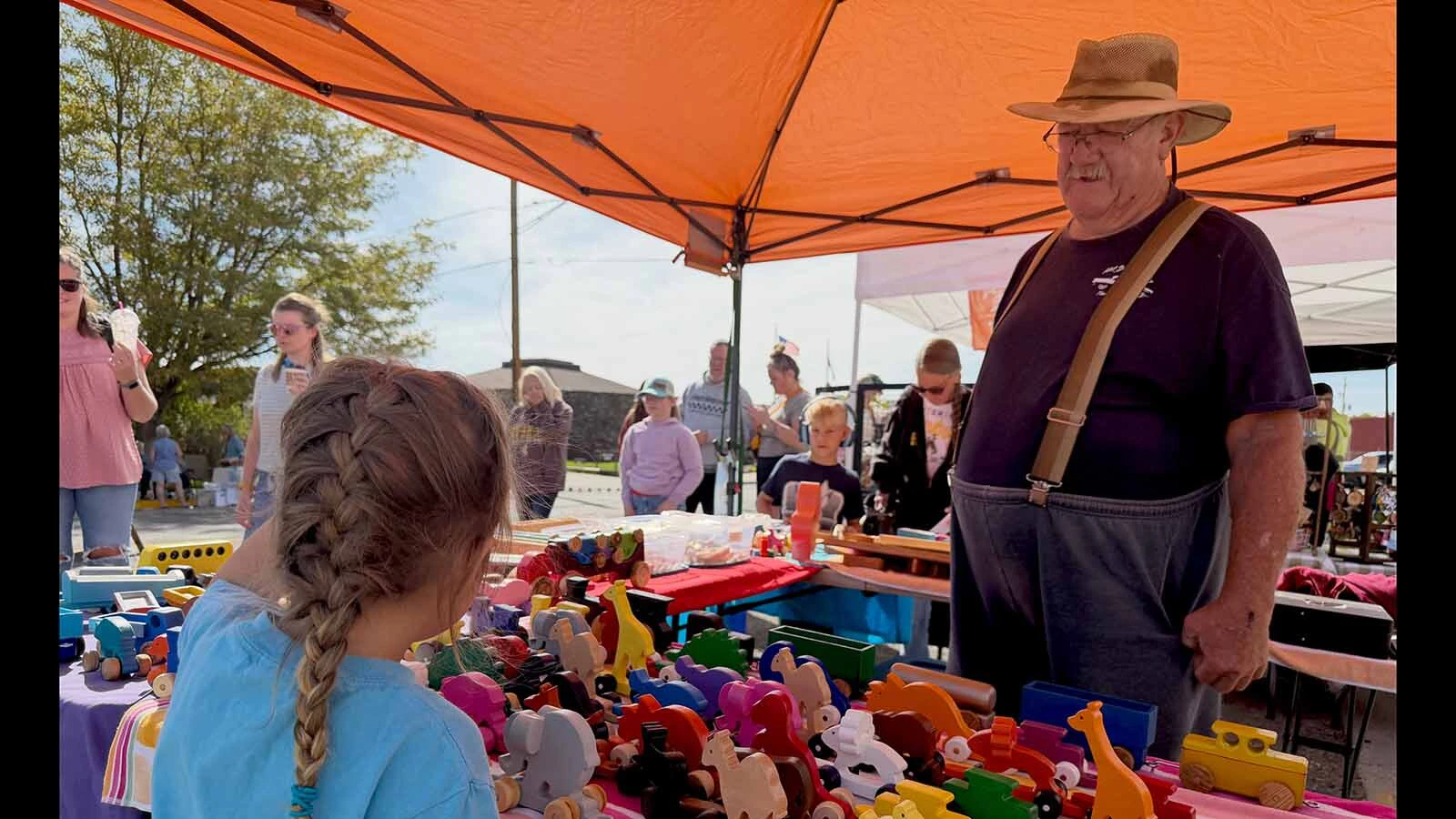 What started as Ben Arthur of Kirby making toys for his grandkids has since grown into a business he has run for the last 20 years. He wanted his grandkids to have something they could be rough with after seeing the flimsy toys they were getting from the big box stores.