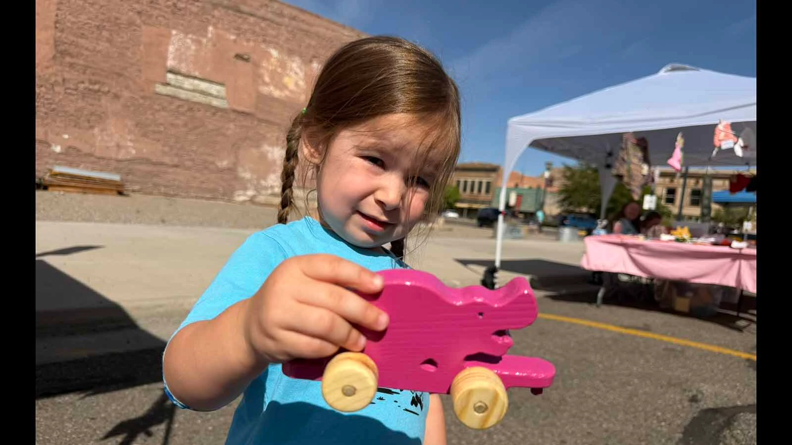 When Ben Arthur saw that his grandson could not play rough with his toys, he felt nostalgic for the toys his own grandpa had made him. These wooden toys could be thrown across the room and not lose a wheel or be pulled around for hours without falling apart. 