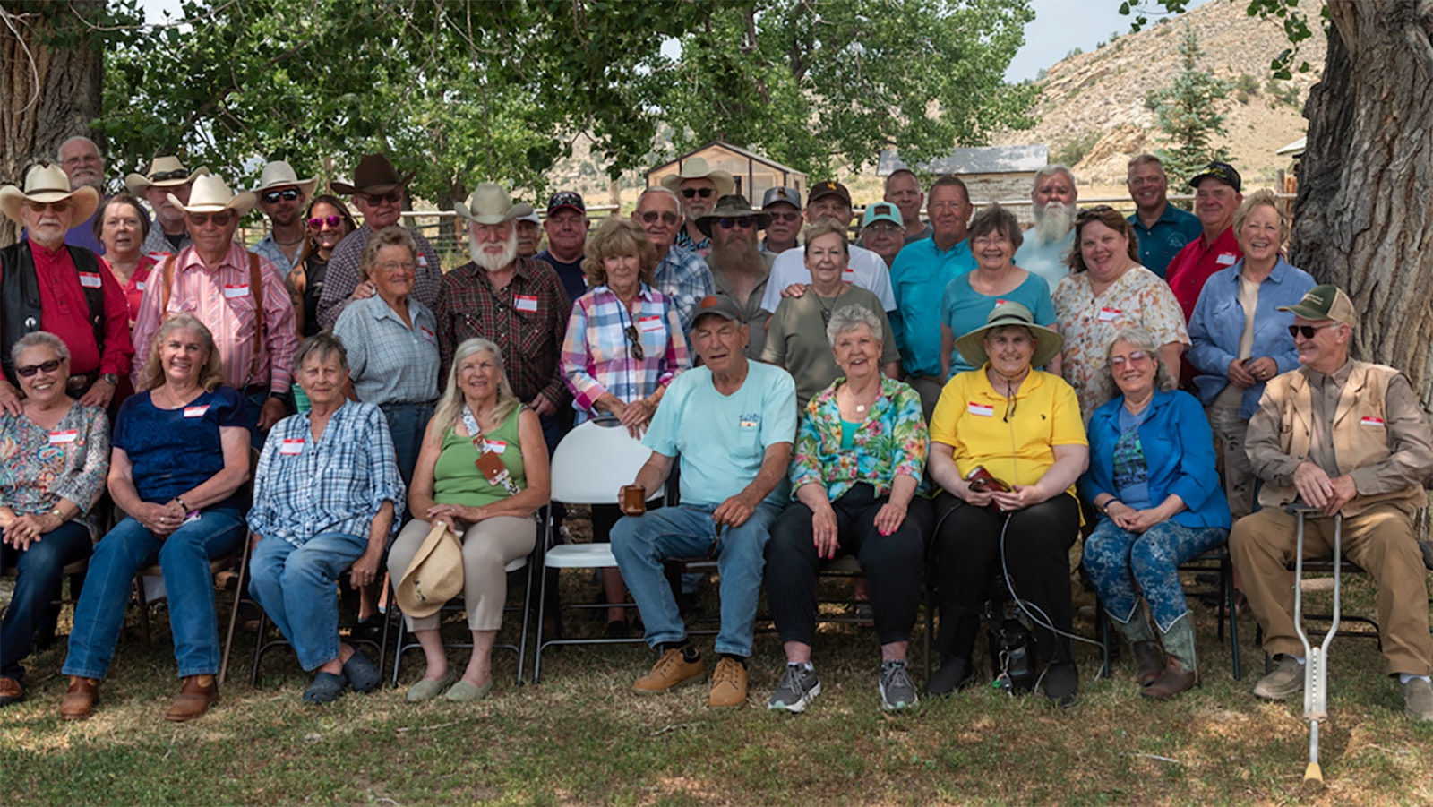 A reunion at the former Brown Ranch, now the Grass Creek Ranch.