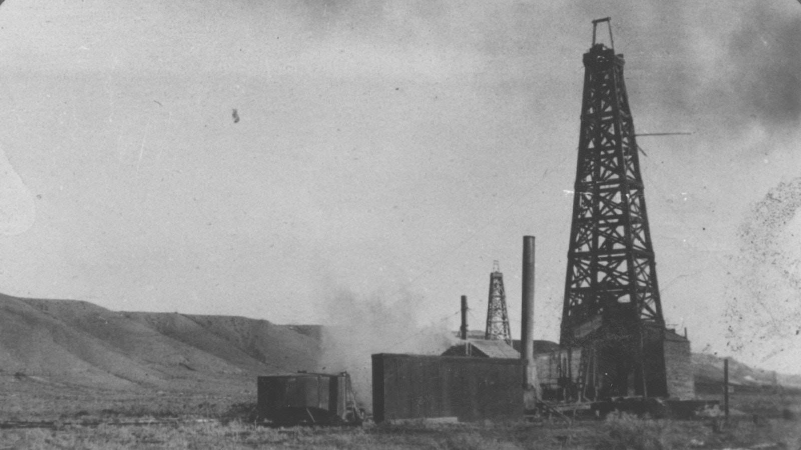 There were plenty of oil rigs at Grass Creek in the early part of the 20th century.