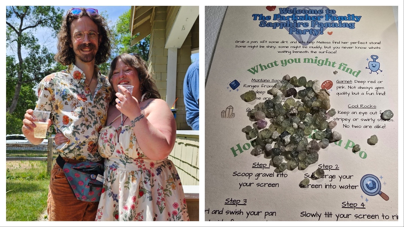 In 100 pounds of sapphire gravel from the Gem Mountain Sapphire Mine in Phillipsburg, Montana, they found a total of 26 sapphires that were 1 carat or larger.