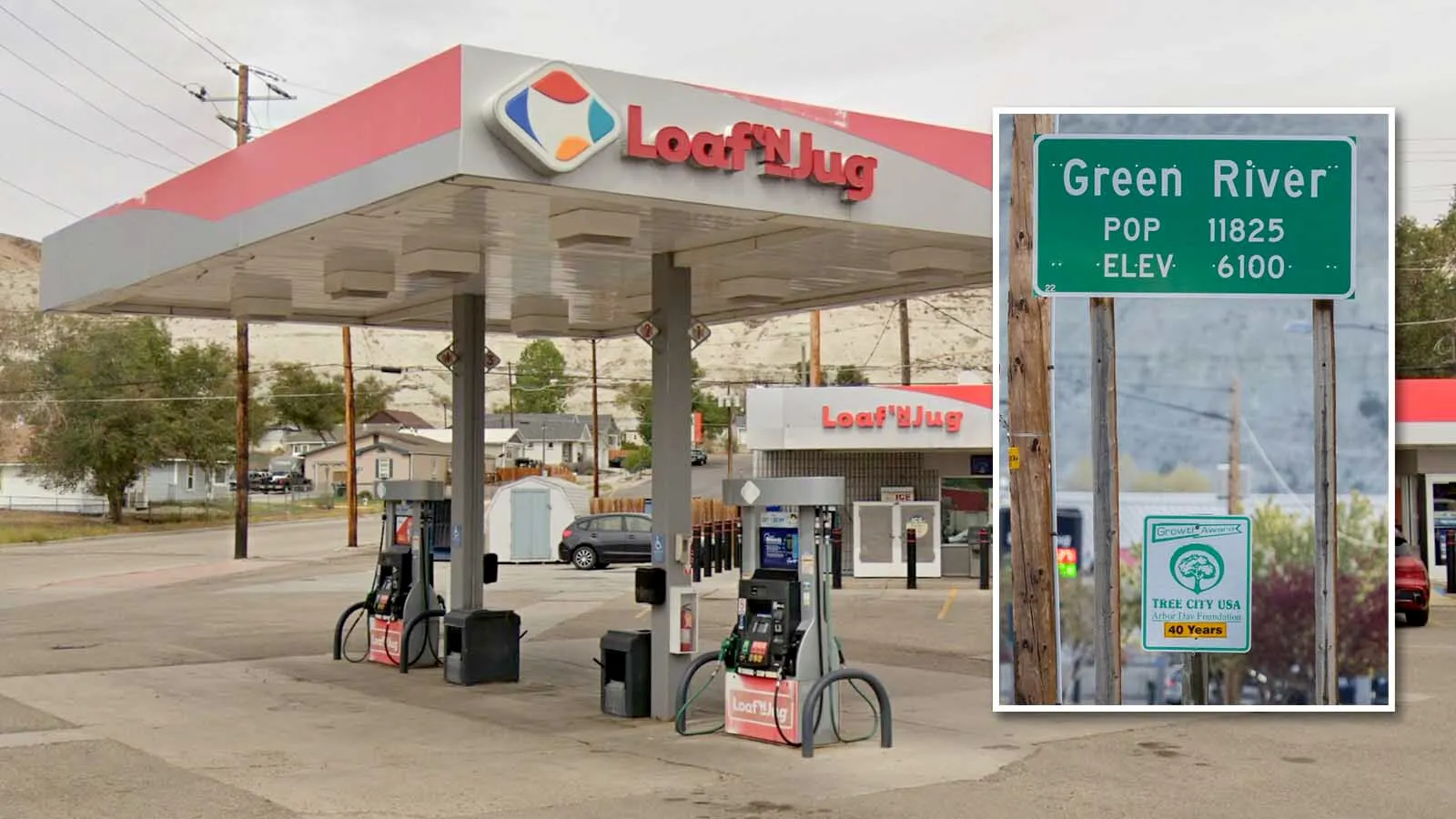 Green River sign and loaf n jug 5 19 26