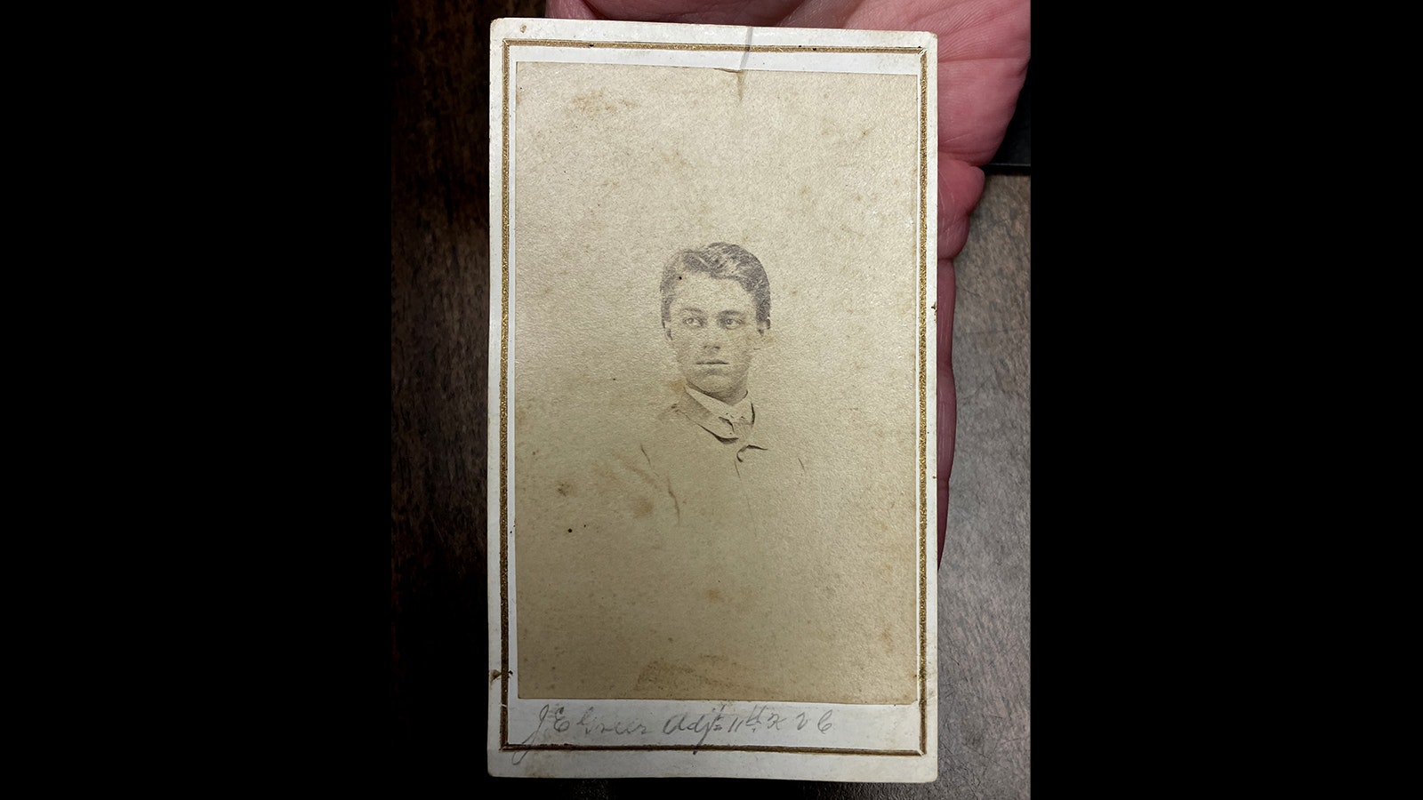 Casper historian Johanna Wickman estimates this photo of James Greer, a U.S. Cavalry officer, was taken in 1863. He likely had few photos taken.