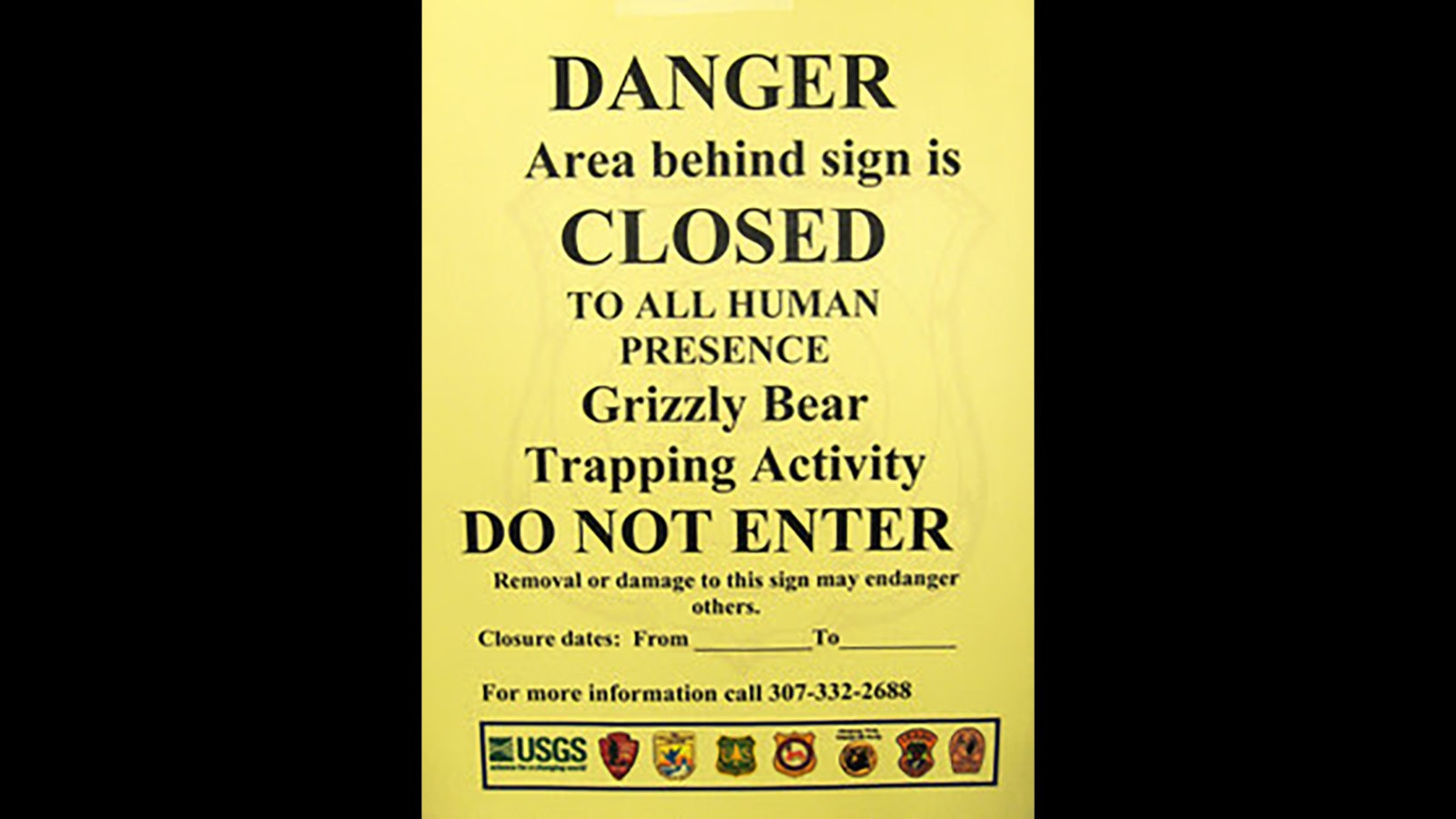 Griz warning sign 5 12 23