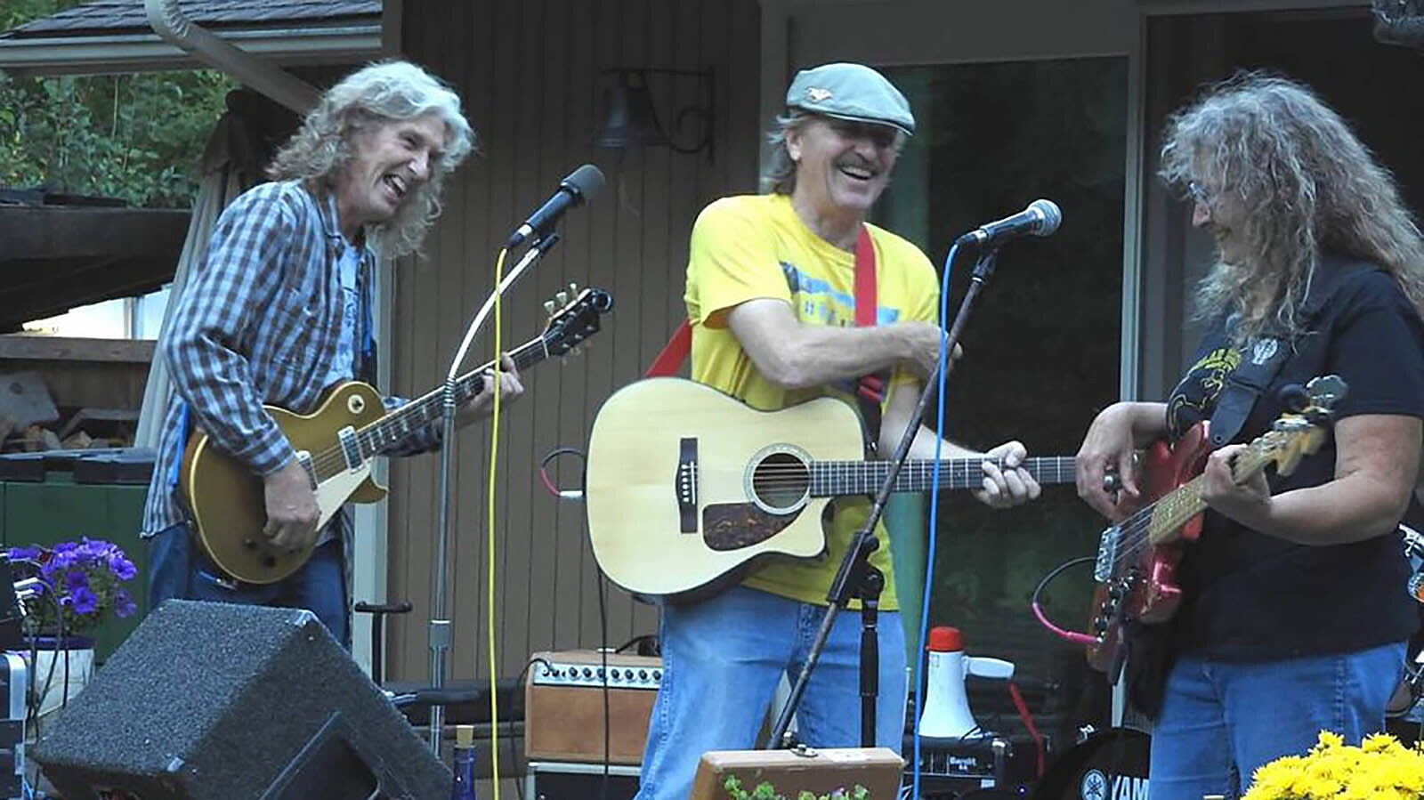 Casper guitarist and songwriter Cory McDaniel, inset center, was a member of the Tremors, a prominent band in the Northwest during the 1970s and 1980s. He still occasionally returns to Seattle to play with old friends there.