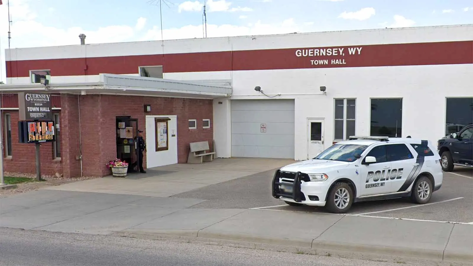 The Guernsey, Wyoming, Town Hall.