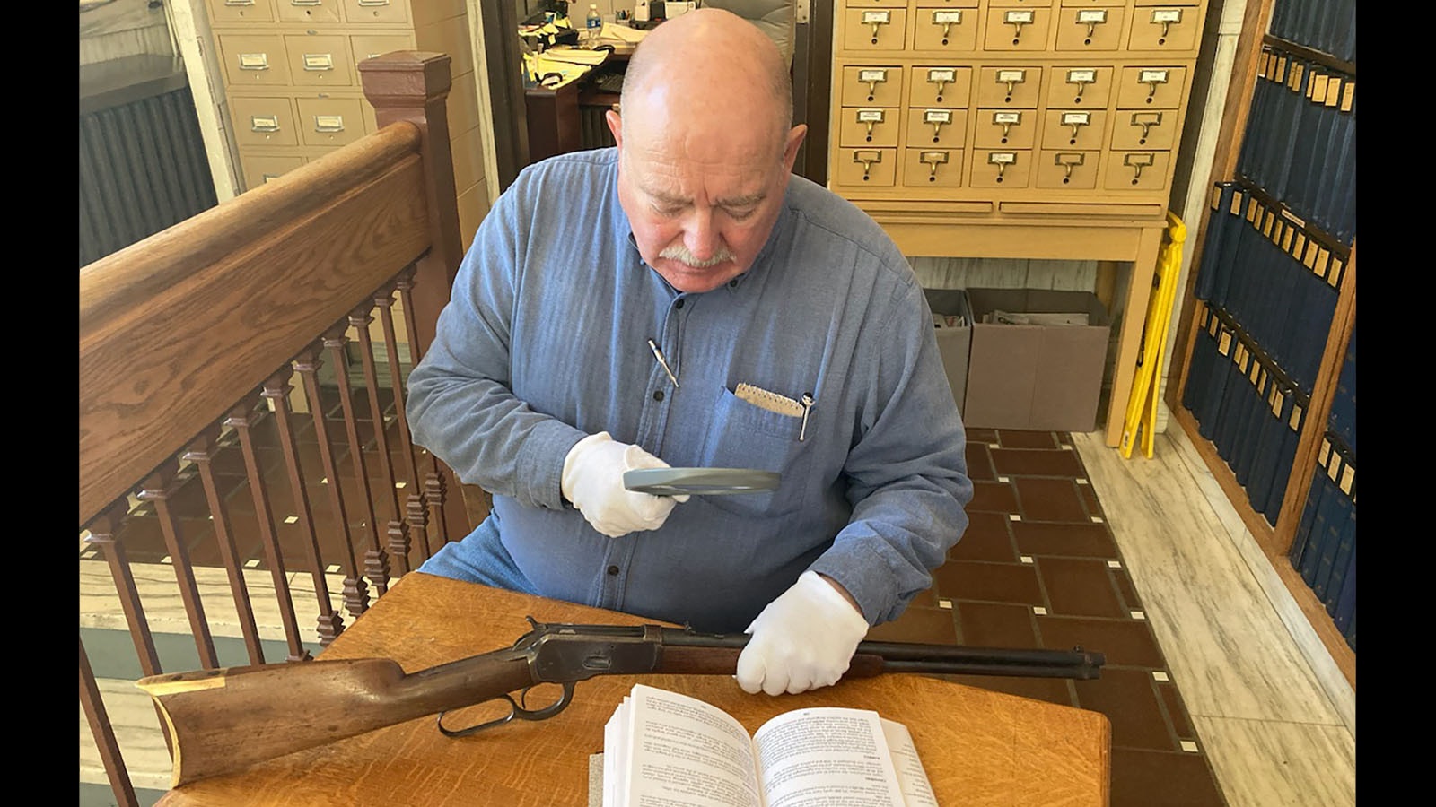 A retired law enforcement officer, Dick Blust now uses his lifelong love for firearms to research and study vintage, rare and unusual guns.