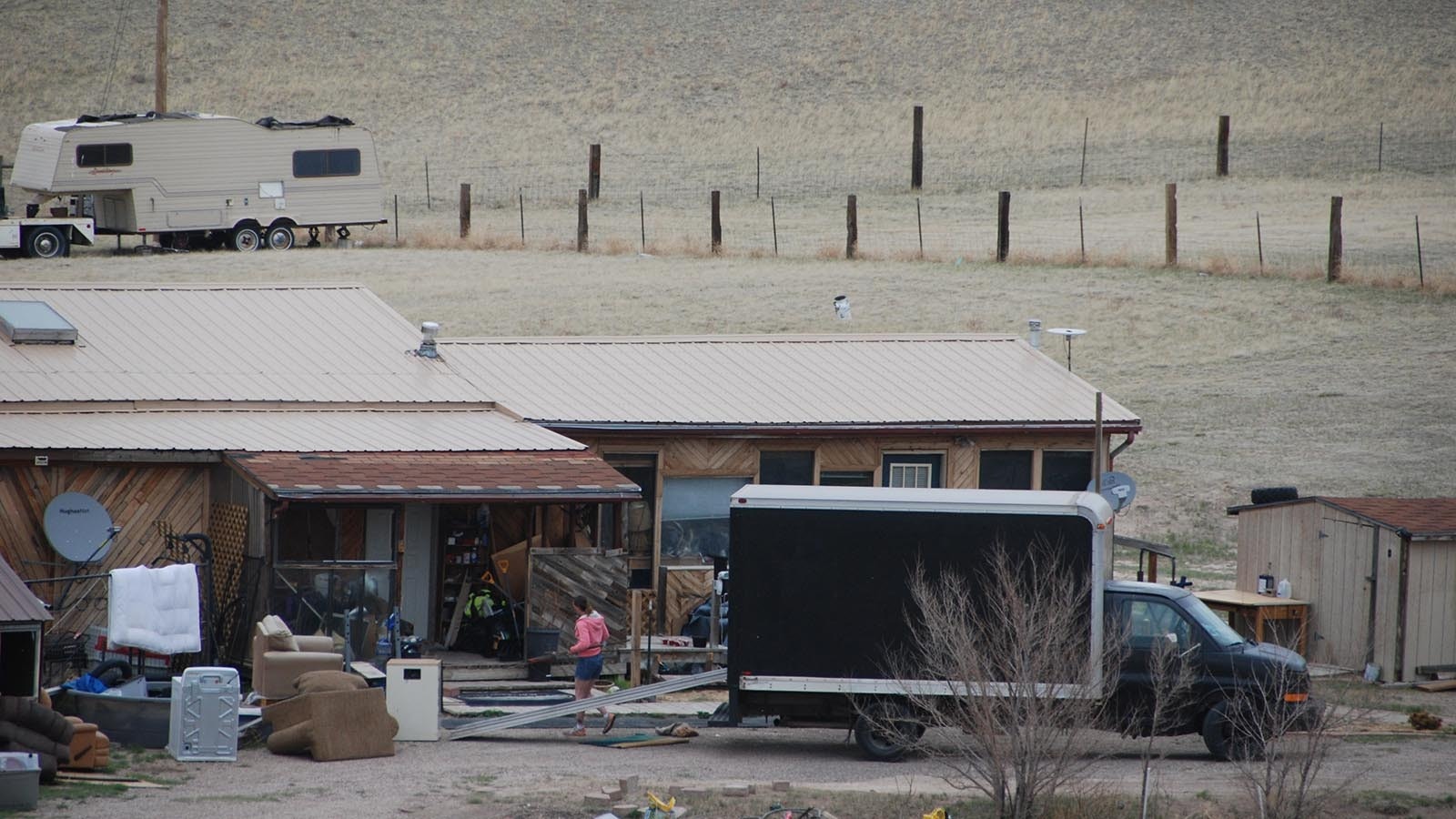 A house in a subdivision about 15 miles west of Cheyenne that had attracted squatters and drug activity, and had terrorized neighbors for years, has finally been raided and torn down.