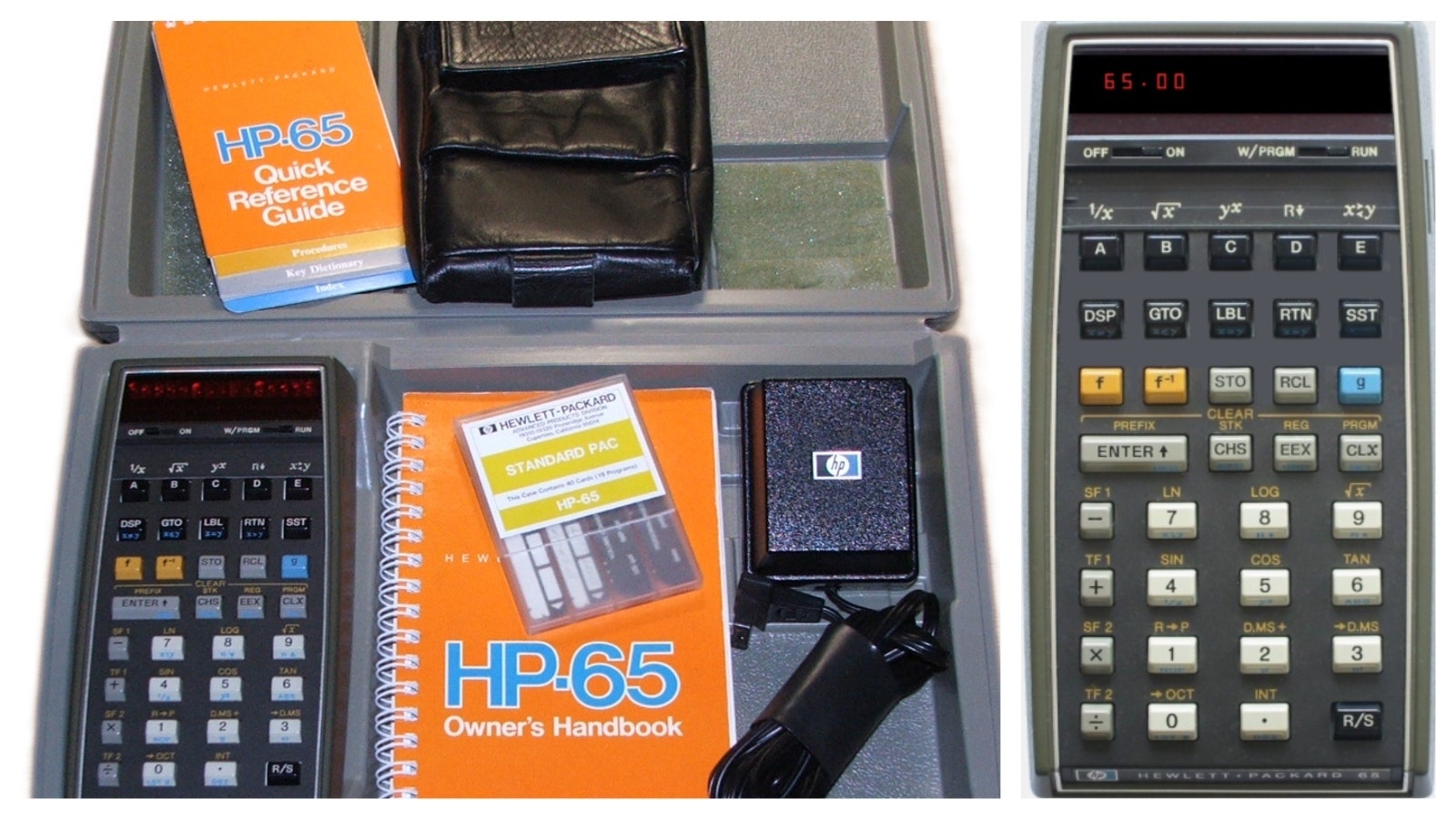 The HP-65 was the second generation of "pocket" calculating computers developed by Cody native Thomas E. Osborne.