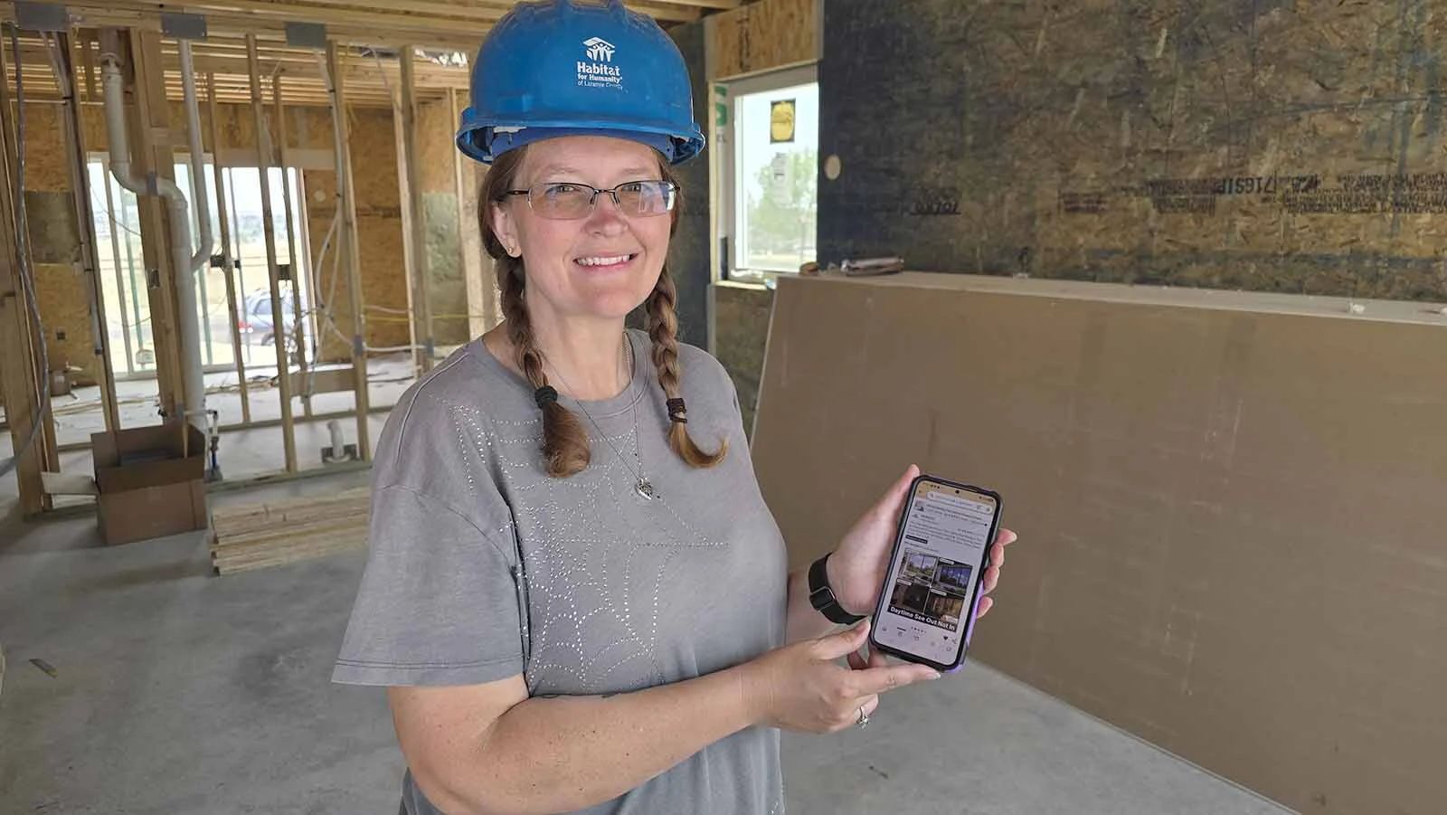 Jessica Boyd had been creating a little wish list for her new Habitat for Humanity home.