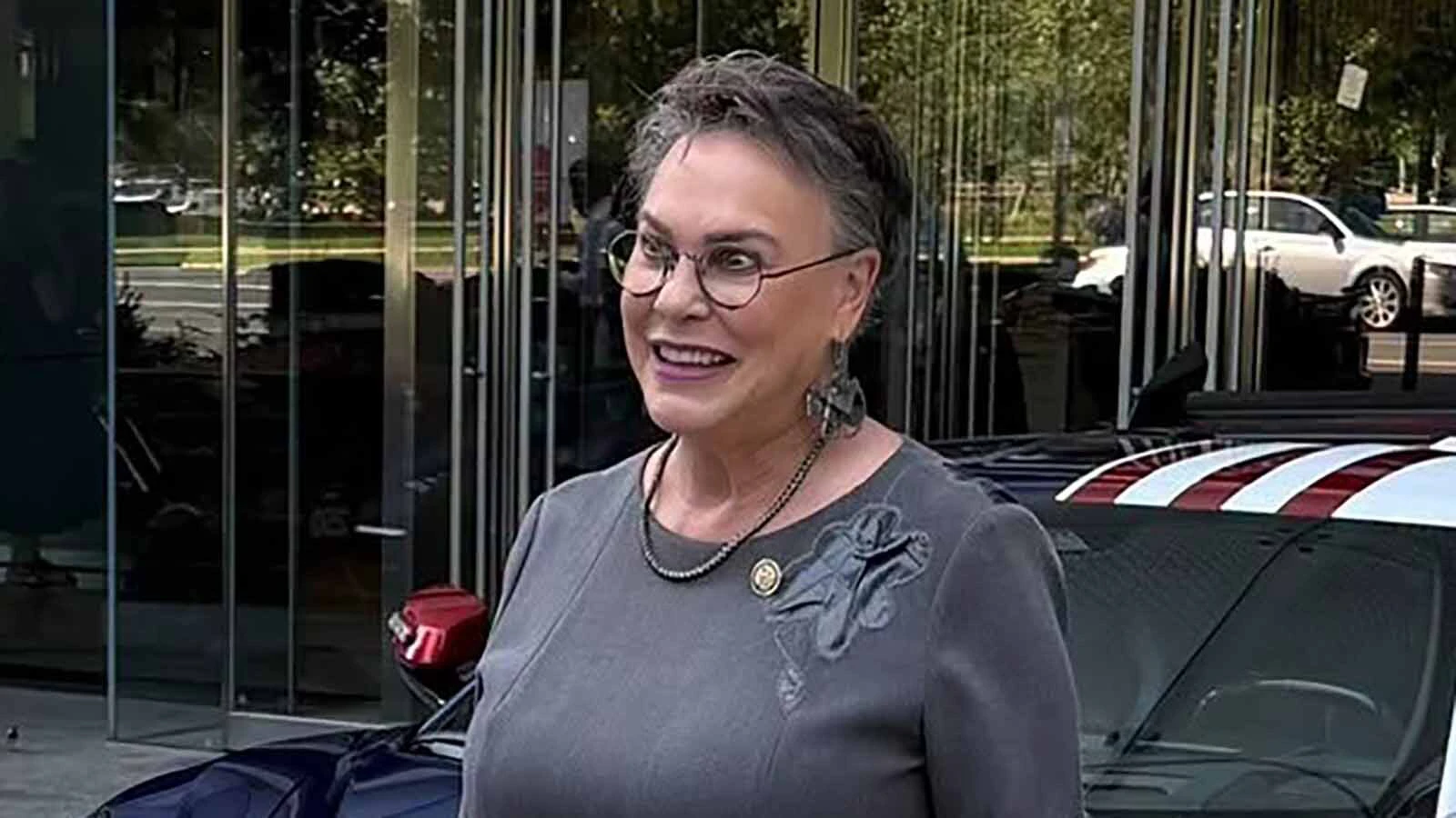 Harriet Hageman was one of seven Republicans who voted against the Trump-backed $1.5 trillion National Defense Authorization Act that passed the House on Wednesday. She said Congress “must stop writing blank checks with zero accountability."