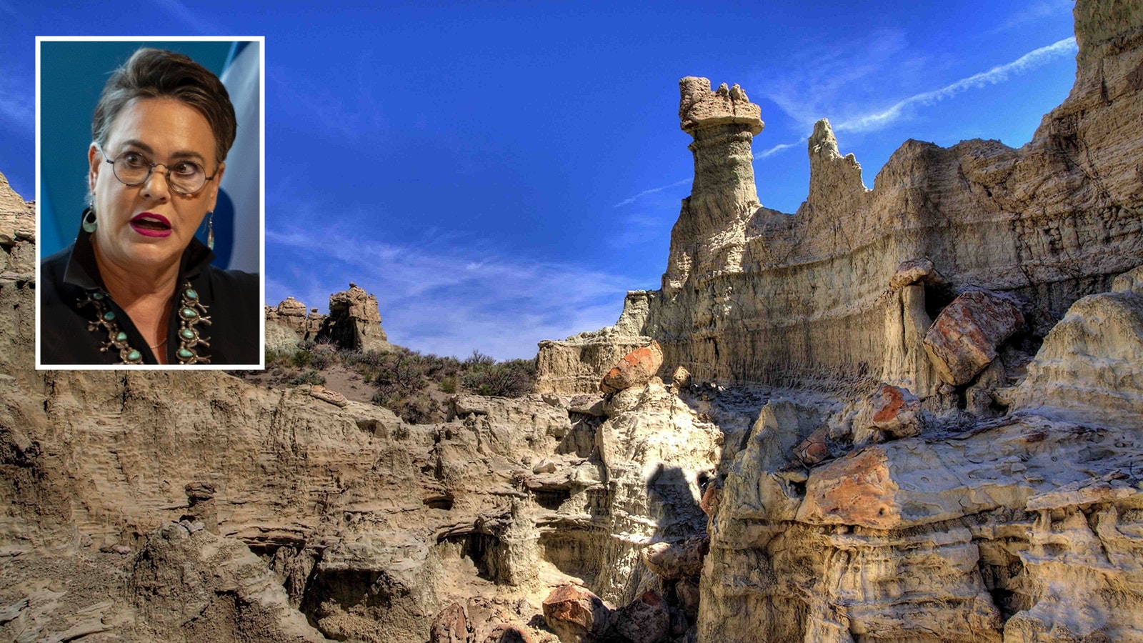 Adobe Town in southwest Wyoming is among the 18 million acres the BLM manages in the Cowboy State. Rep. Harriet Hageman says Wyoming can manage the land it it's own borders better.